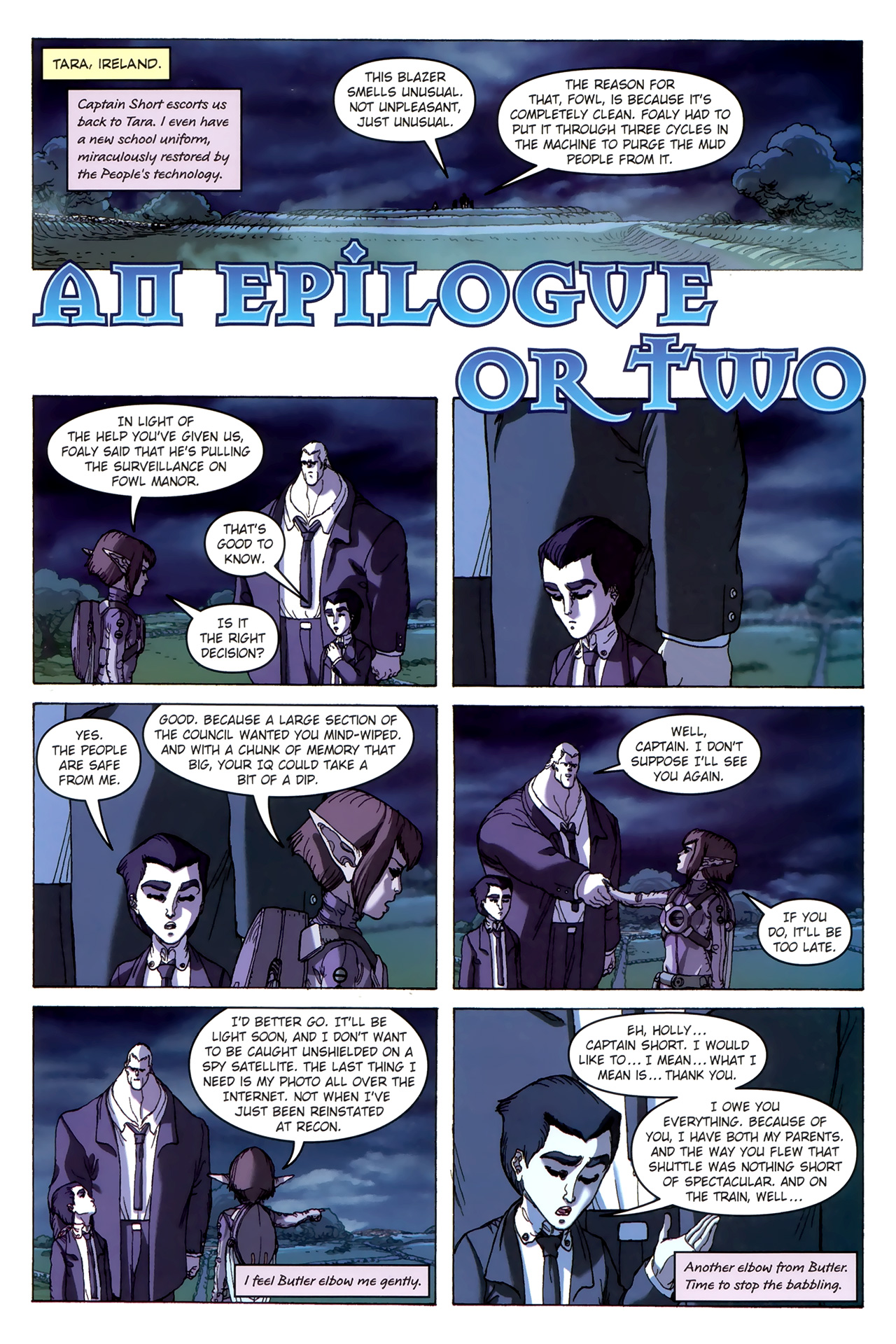 Read online Artemis Fowl: The Arctic Incident comic -  Issue # TPB - 124