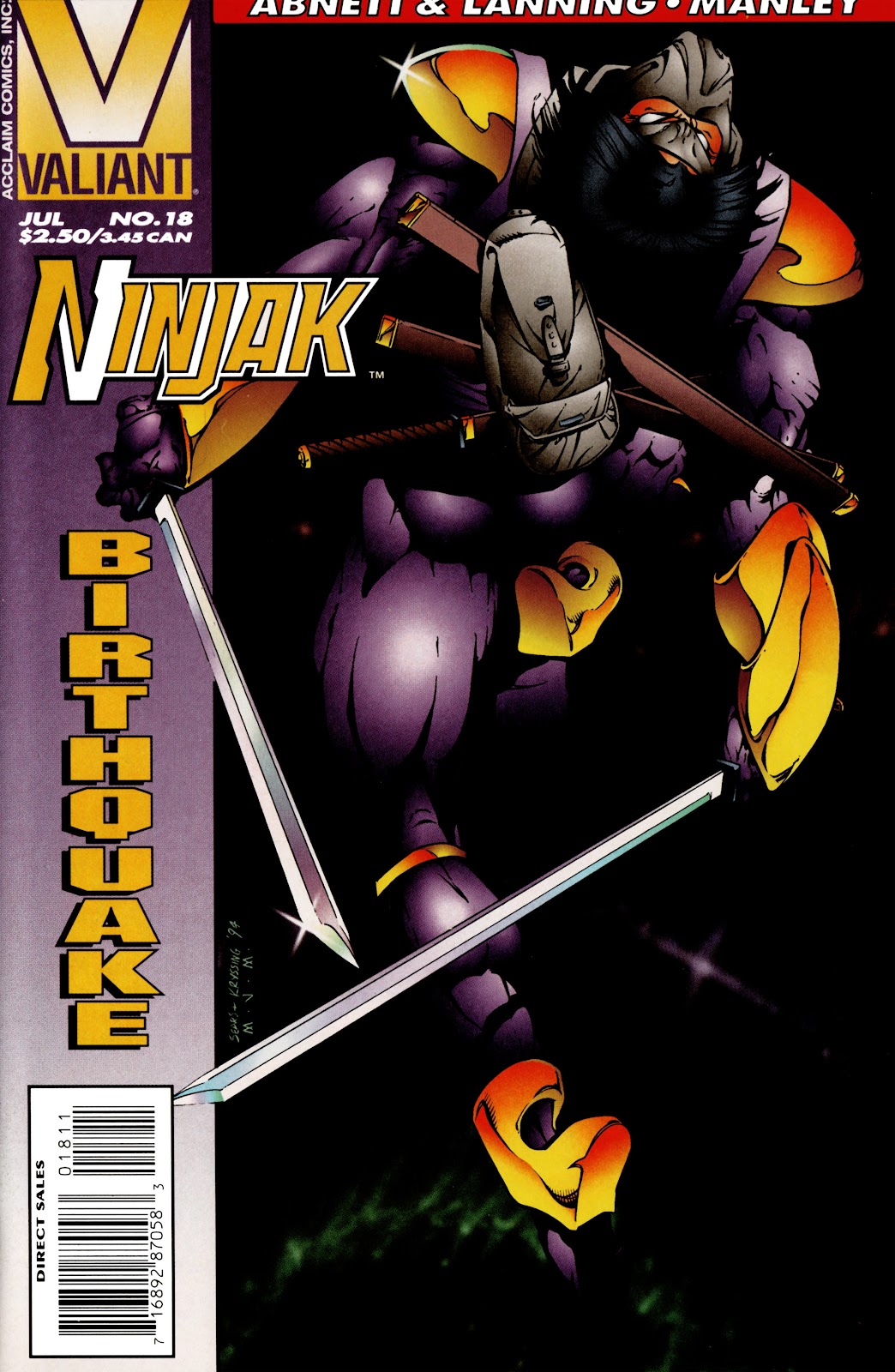 Ninjak (1994) issue 18 - Page 1