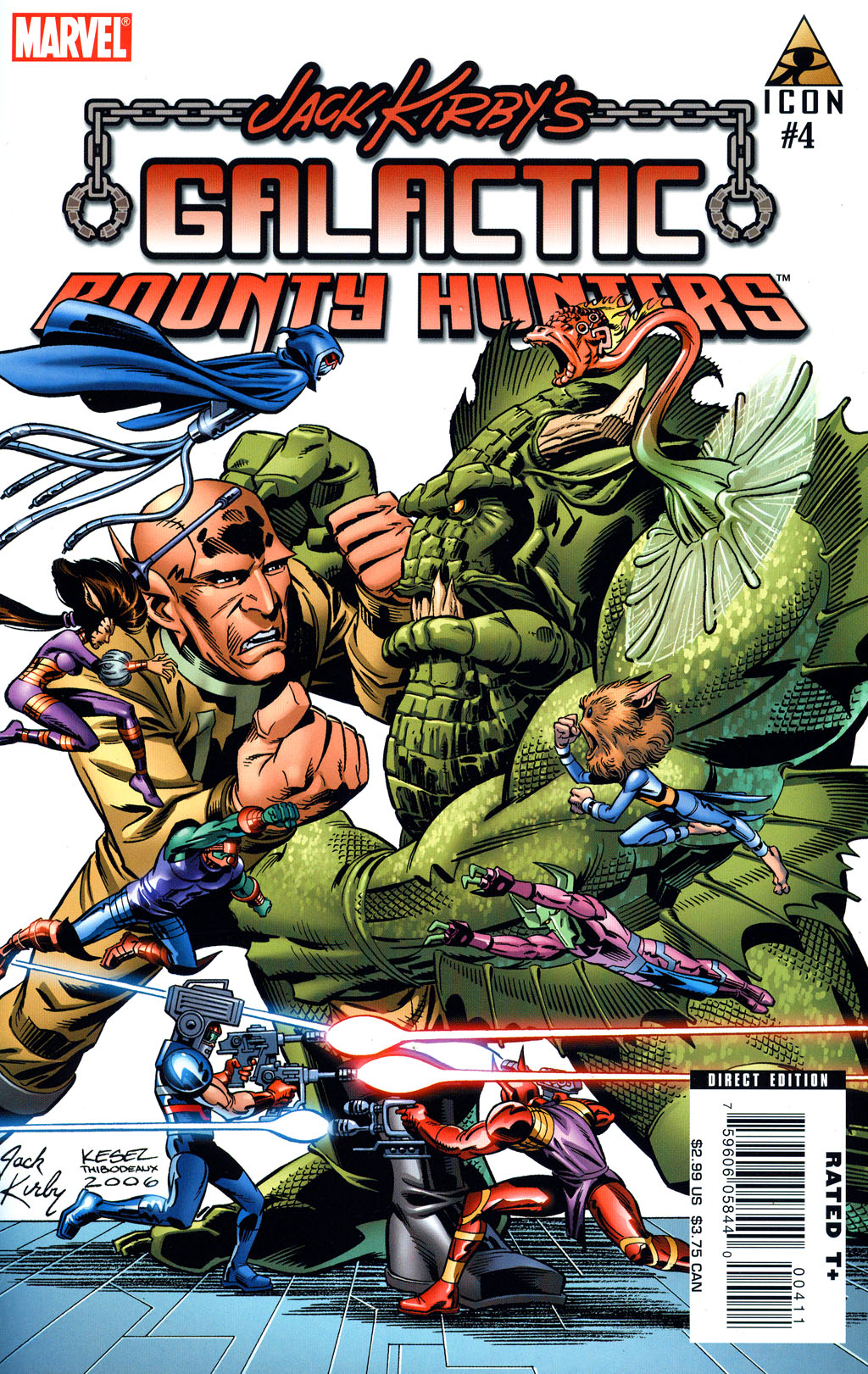 Read online Jack Kirby's Galactic Bounty Hunters comic -  Issue #4 - 1
