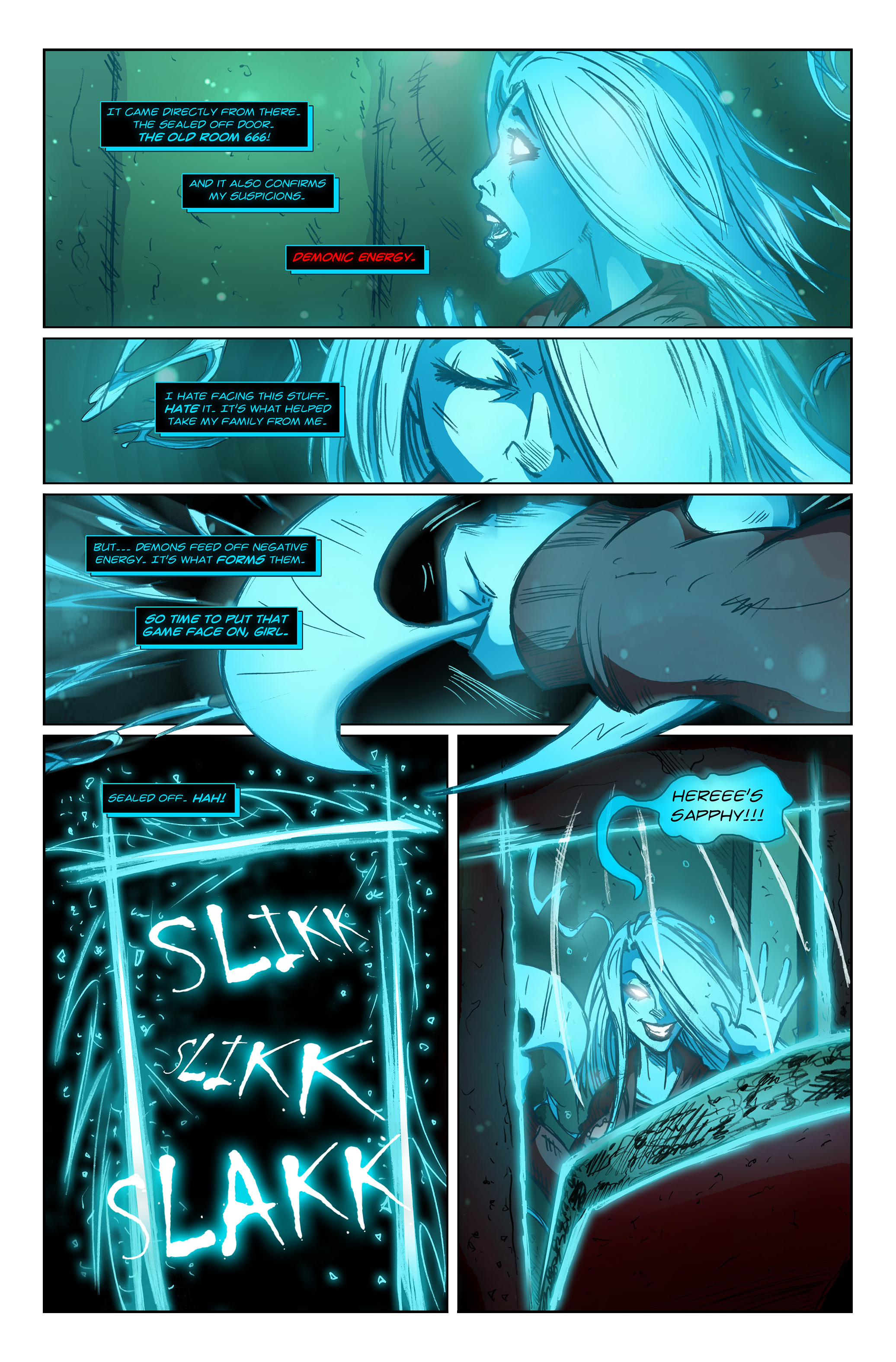 Read online The Sapphire Spectre comic -  Issue # Full - 16
