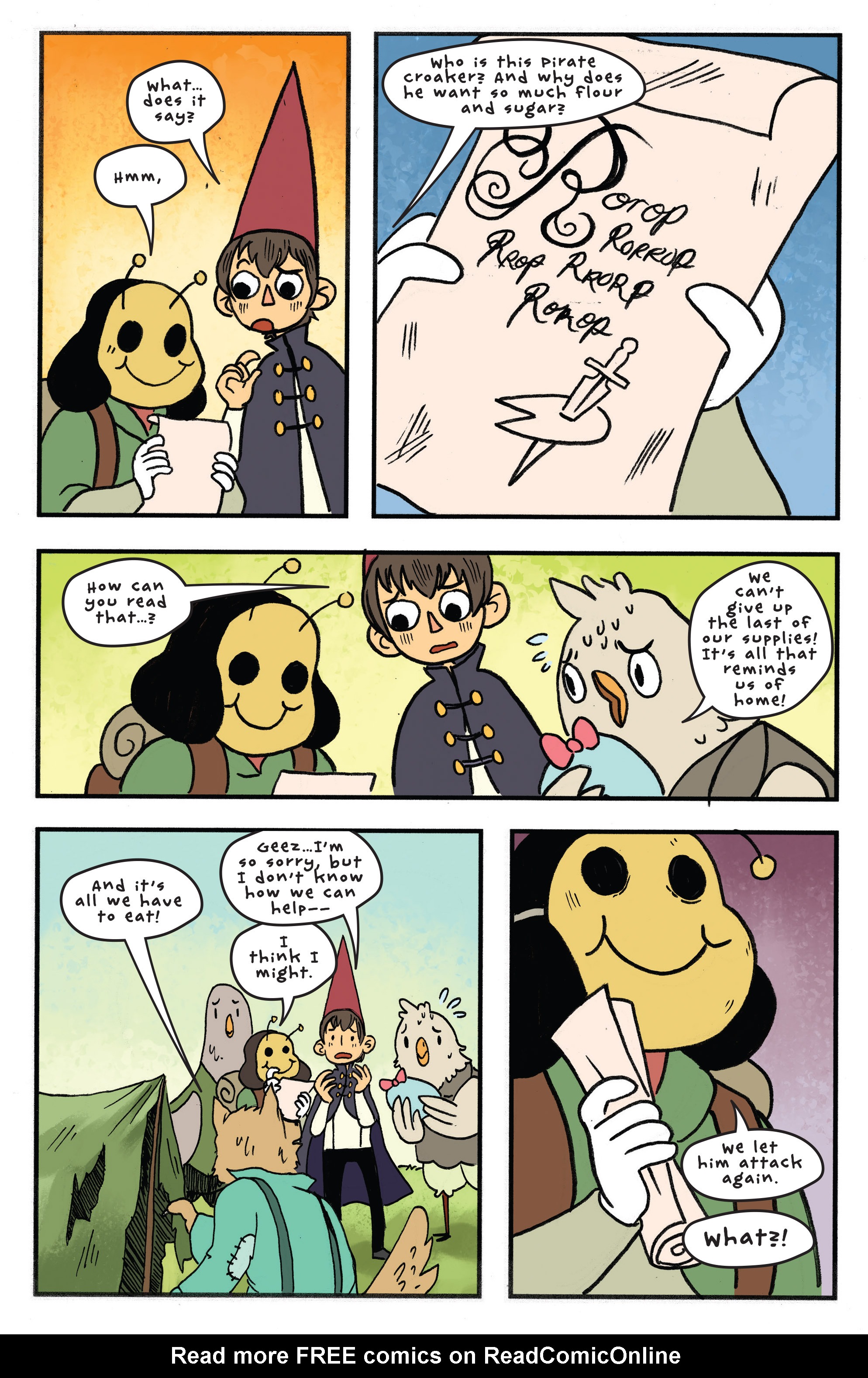 Read online Over the Garden Wall (2016) comic -  Issue #11 - 16