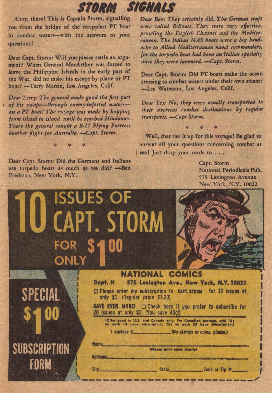 Read online Capt. Storm comic -  Issue #9 - 9