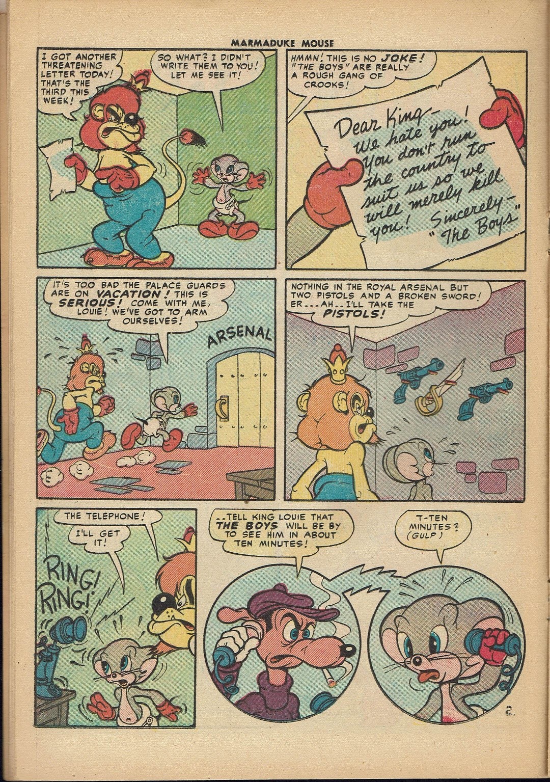 Read online Marmaduke Mouse comic -  Issue #58 - 16