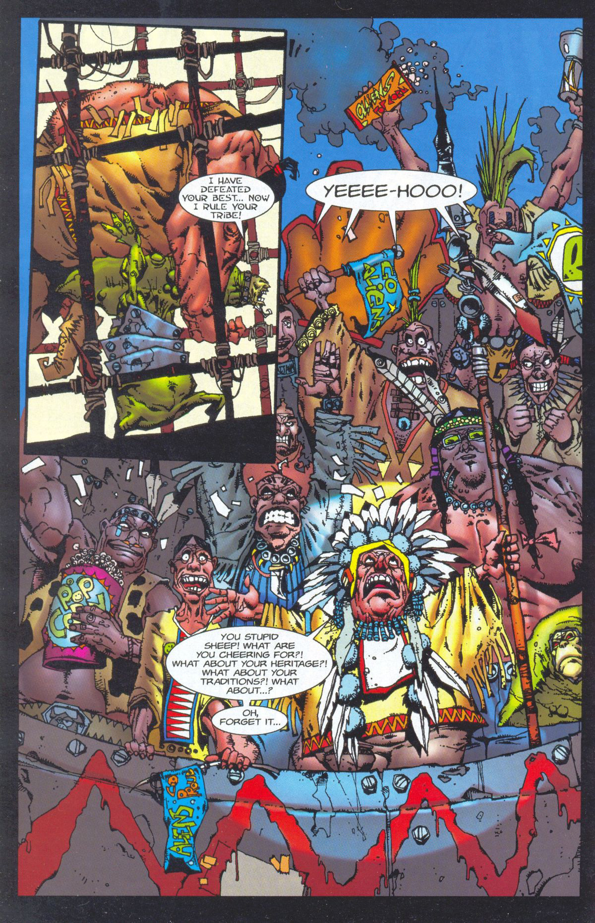 Read online Dead or Alive -- A Cyberpunk Western comic -  Issue #3 - 12