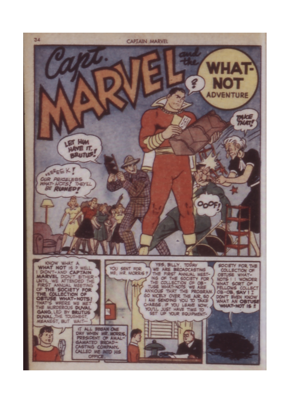 Read online Captain Marvel Adventures comic -  Issue #18 - 35