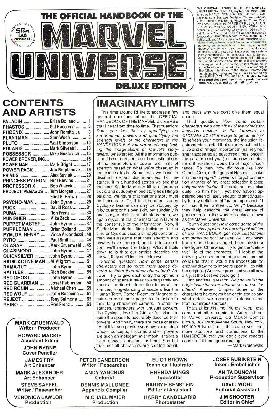 Read online The Official Handbook of the Marvel Universe Deluxe Edition comic -  Issue #10 - 3