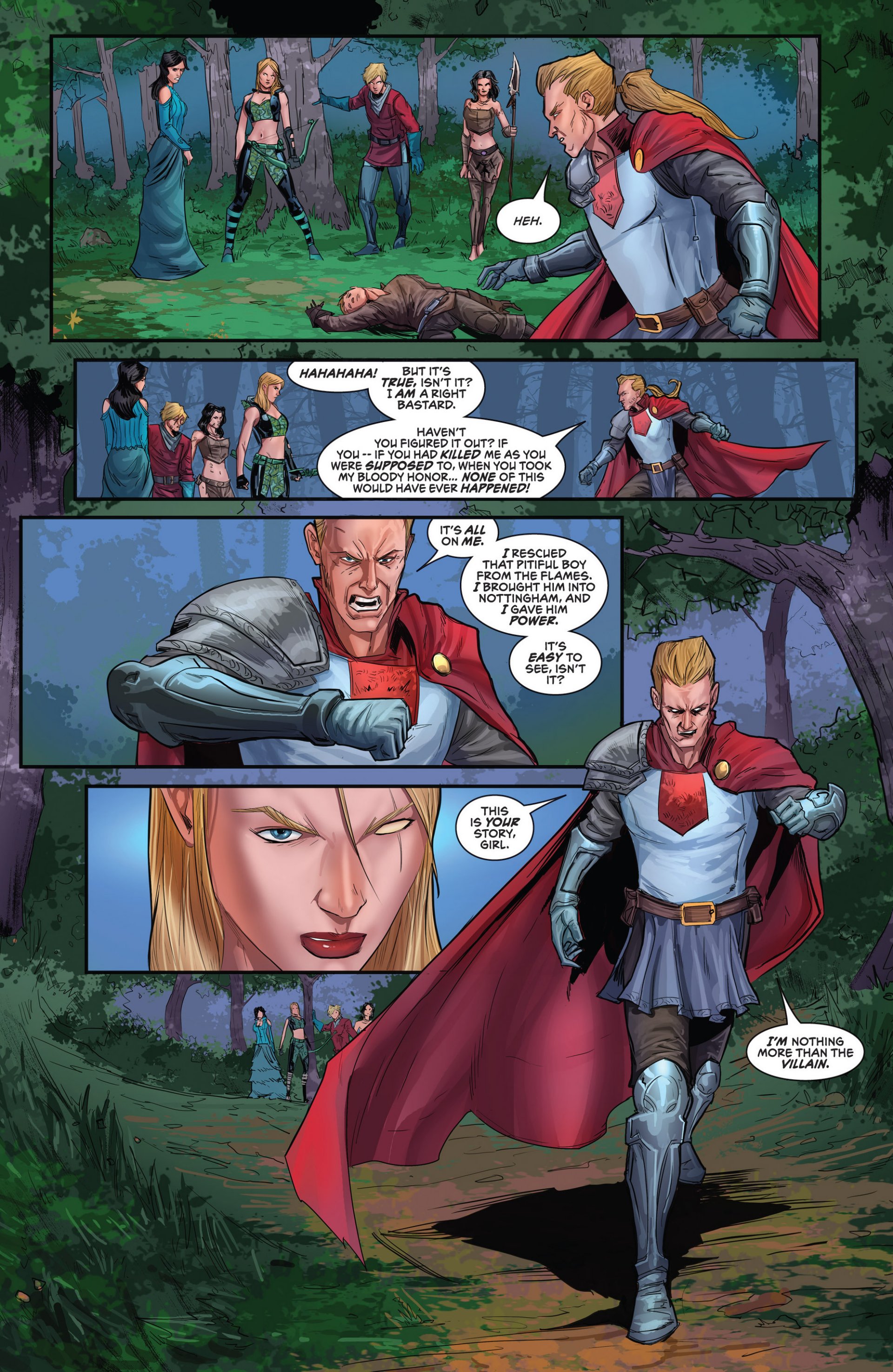 Read online Grimm Fairy Tales presents Robyn Hood: Legend comic -  Issue #3 - 7