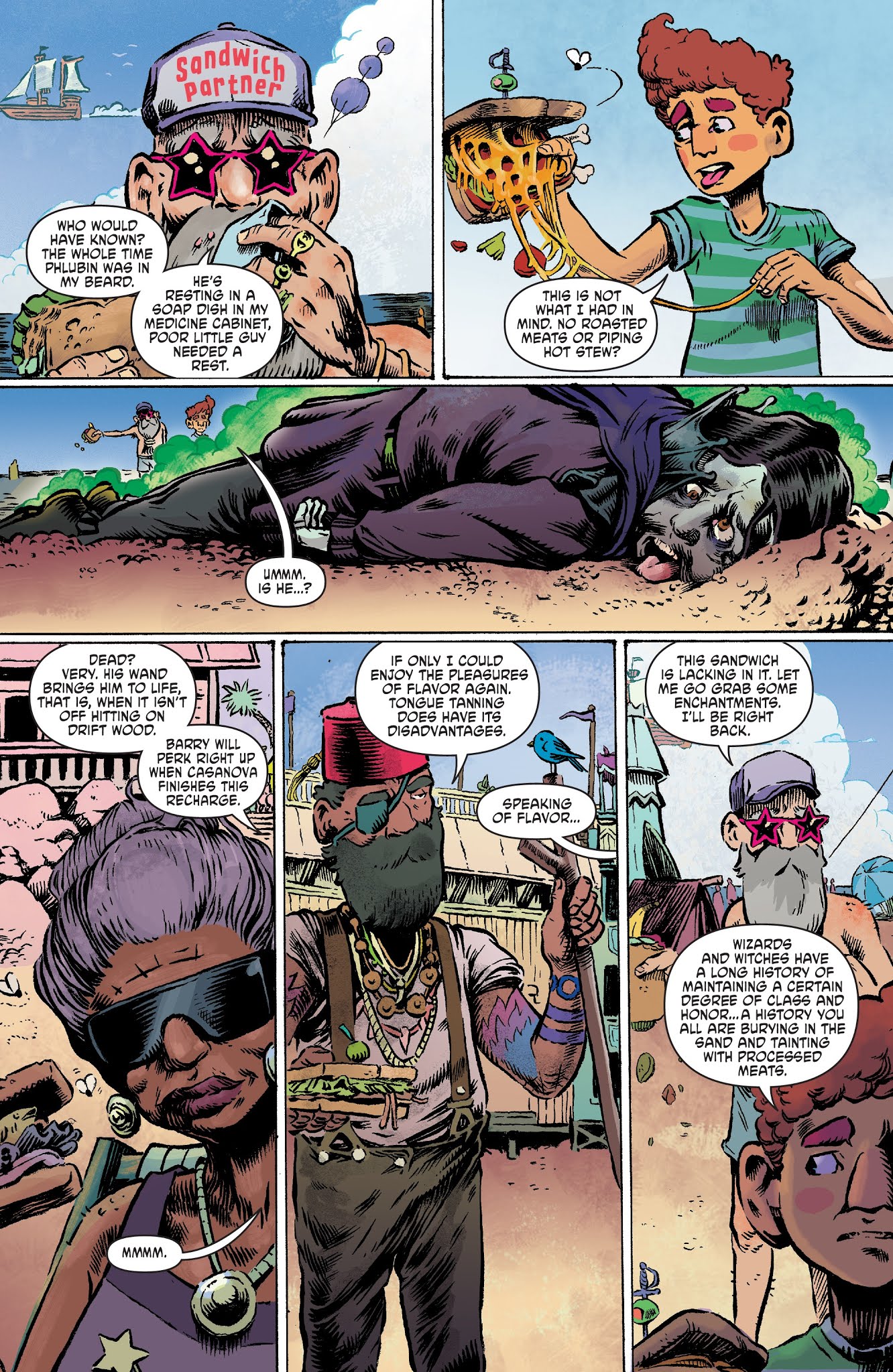 Read online Wizard Beach comic -  Issue #1 - 19