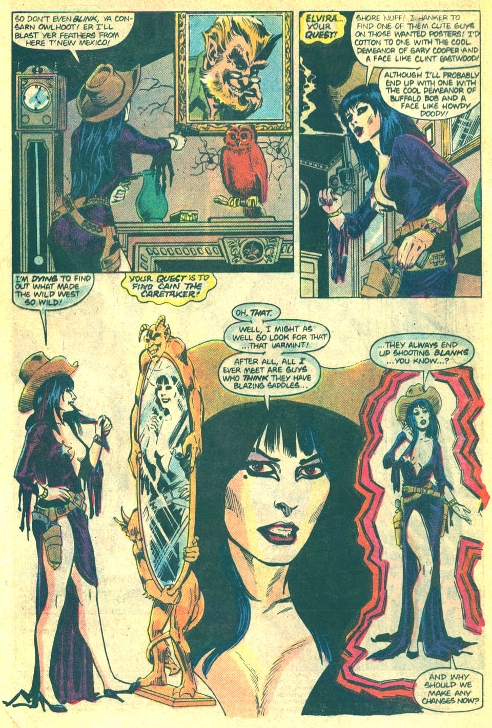 Read online Elvira's House of Mystery comic -  Issue #3 - 4