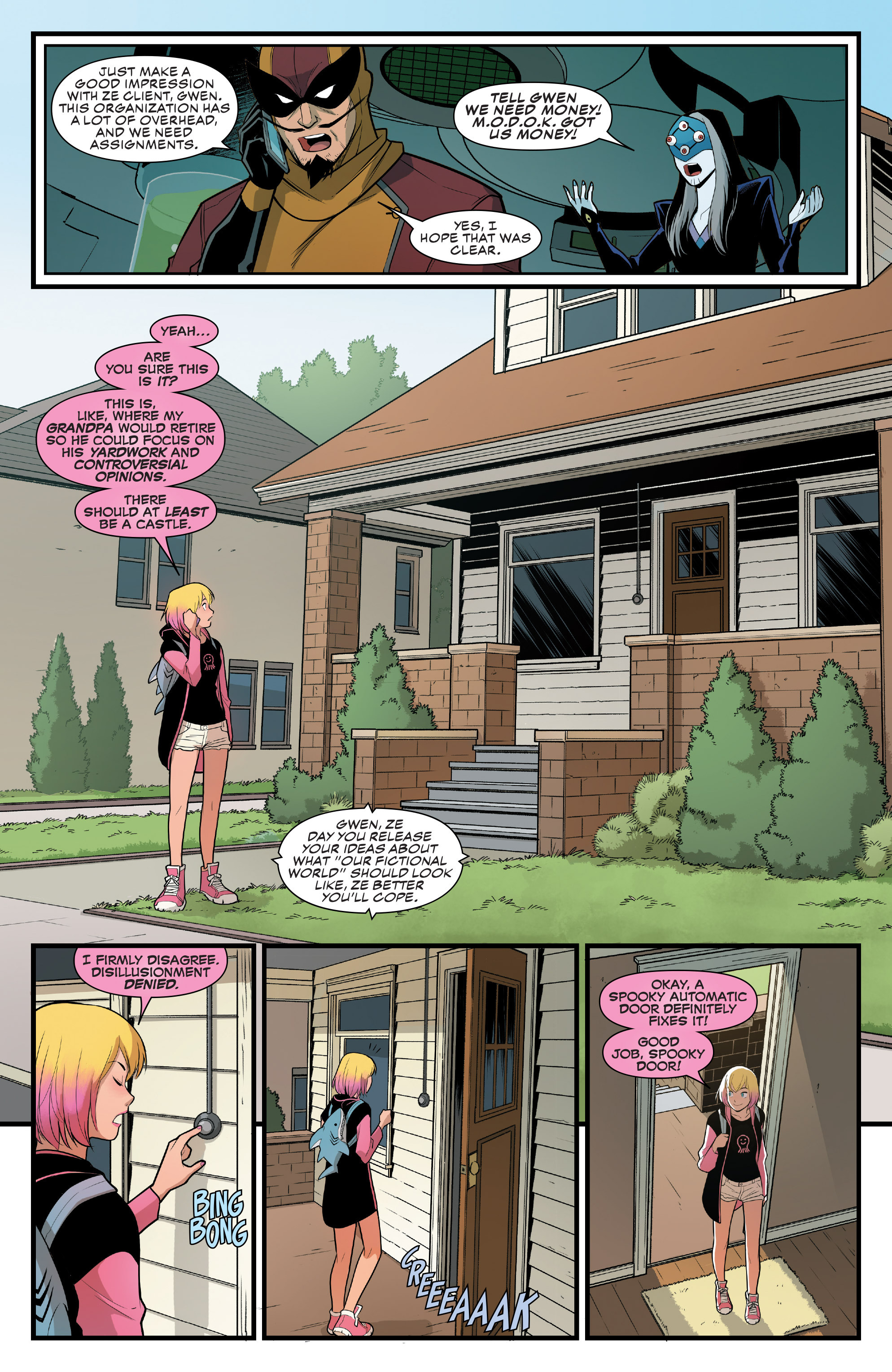 Read online The Unbelievable Gwenpool comic -  Issue #7 - 8
