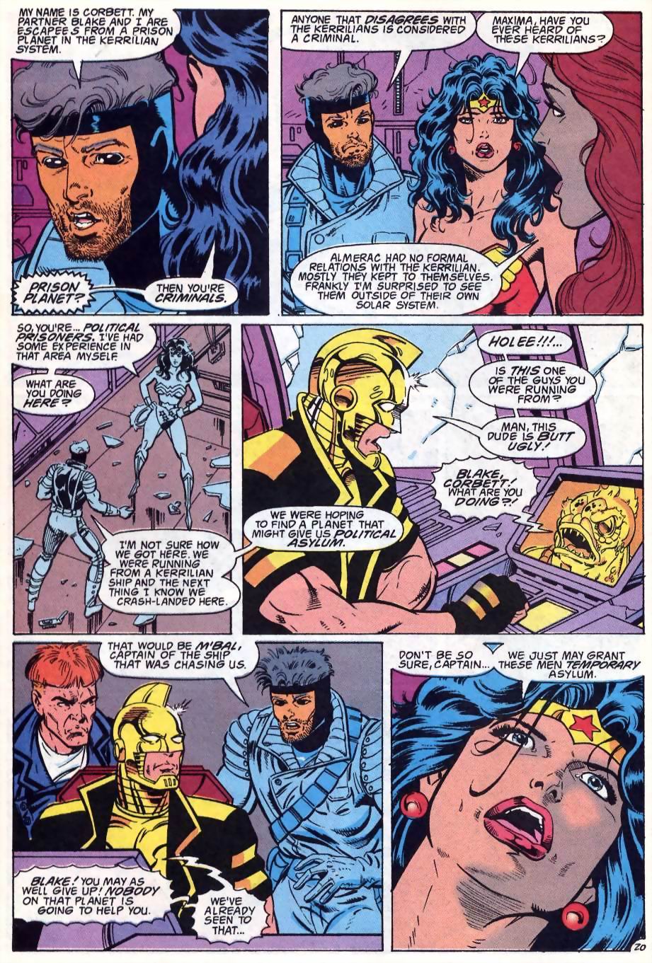 Read online Justice League America comic -  Issue #80 - 21