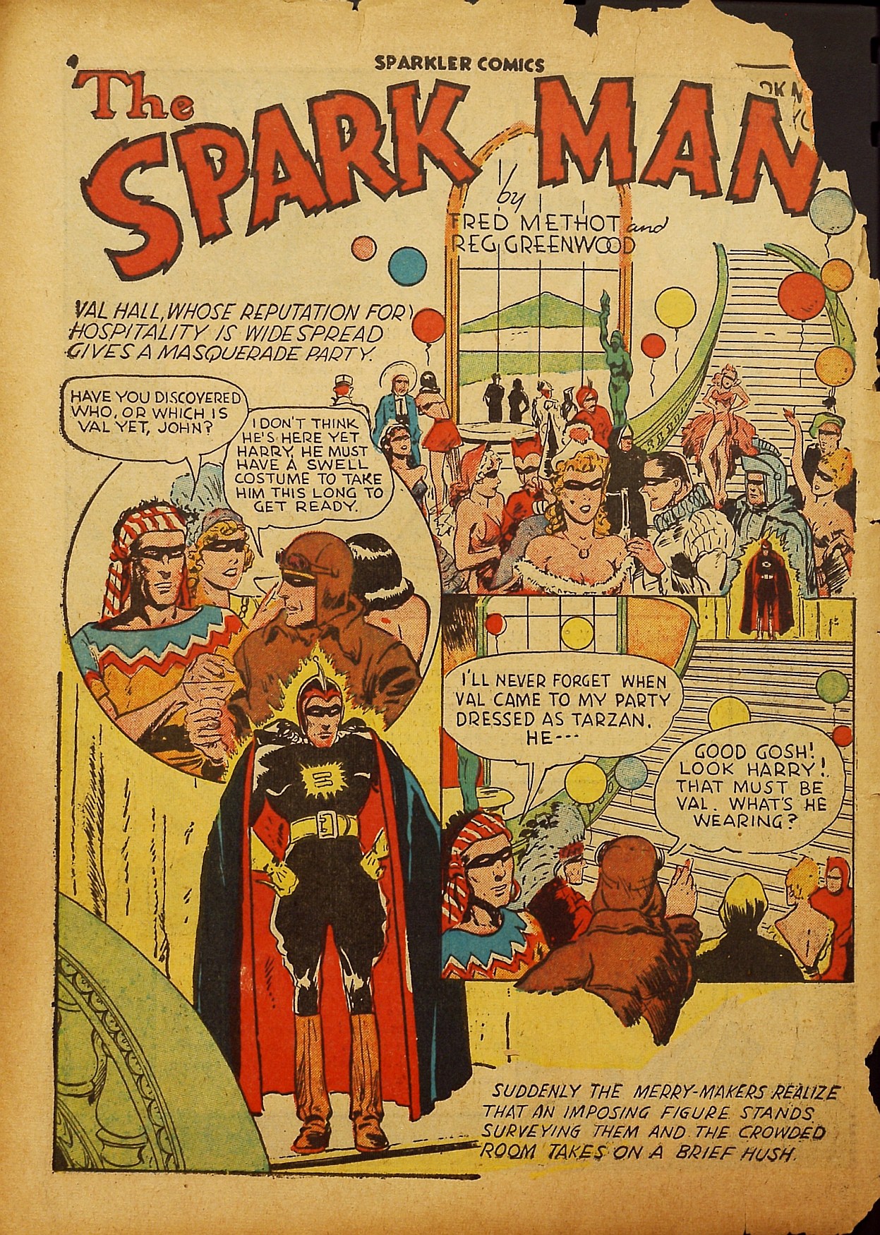 Read online Sparkler Comics comic -  Issue #1 - 7