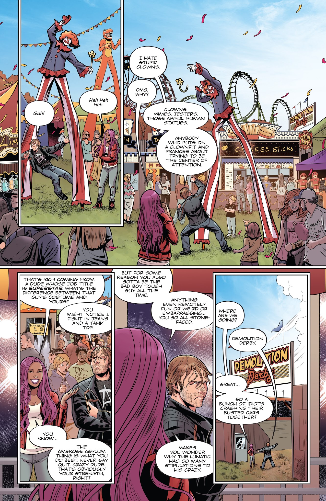 Read online WWE comic -  Issue #6 - 10