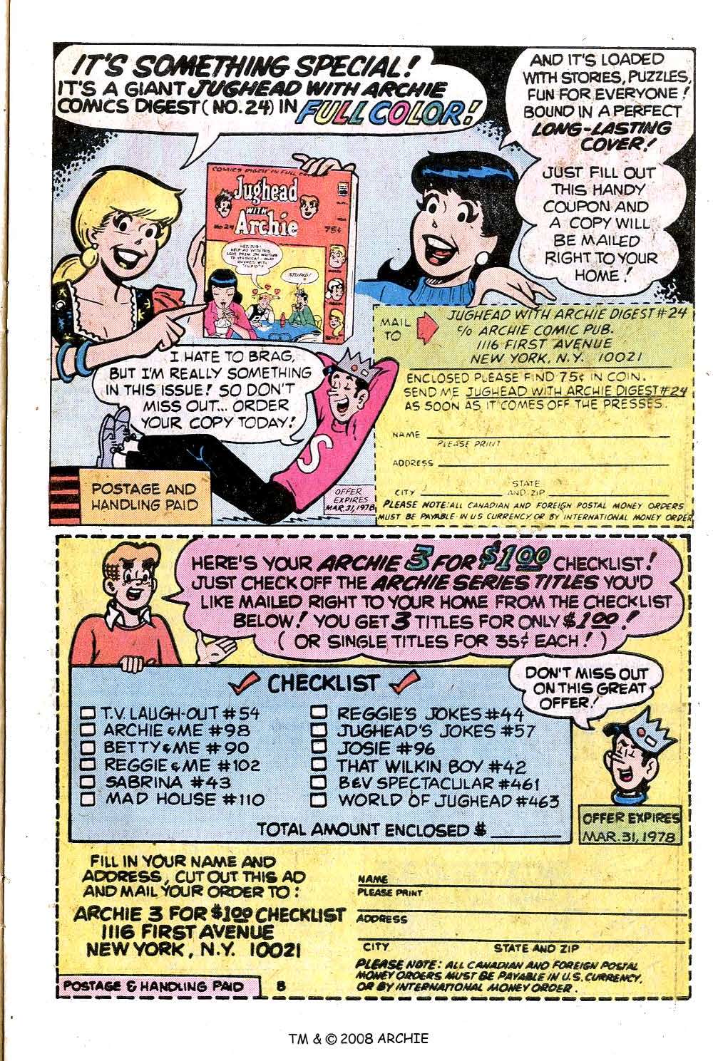 Read online Jughead (1965) comic -  Issue #271 - 27