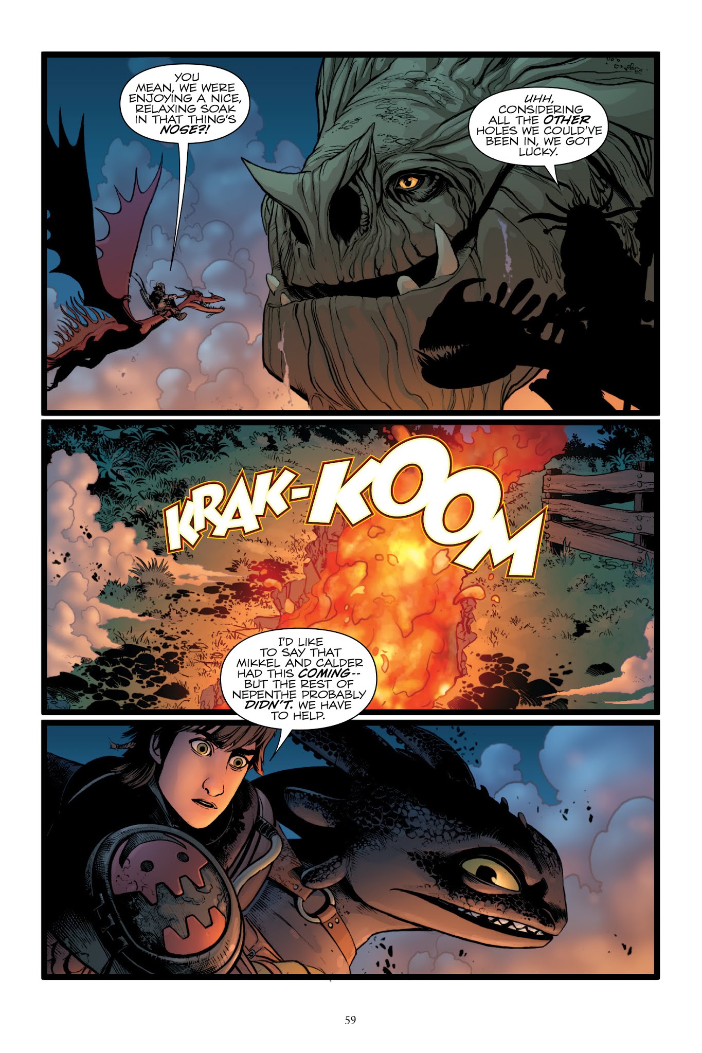 Read online How To Train Your Dragon: The Serpent's Heir comic -  Issue # TPB - 59