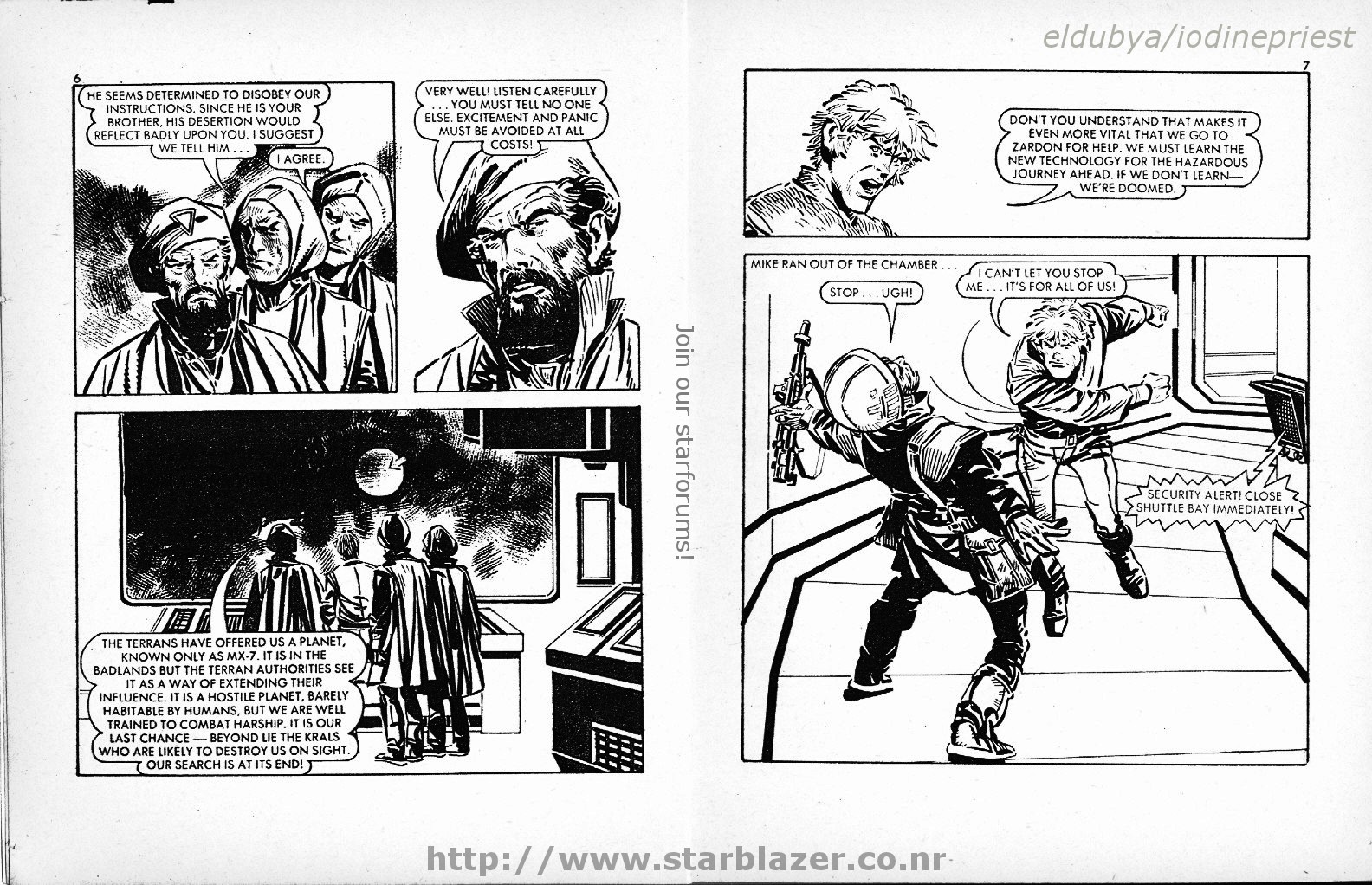 Read online Starblazer comic -  Issue #96 - 5