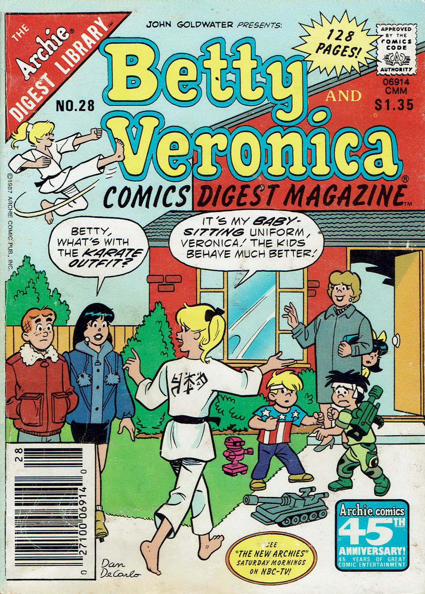Read online Betty and Veronica Digest Magazine comic -  Issue #28 - 1