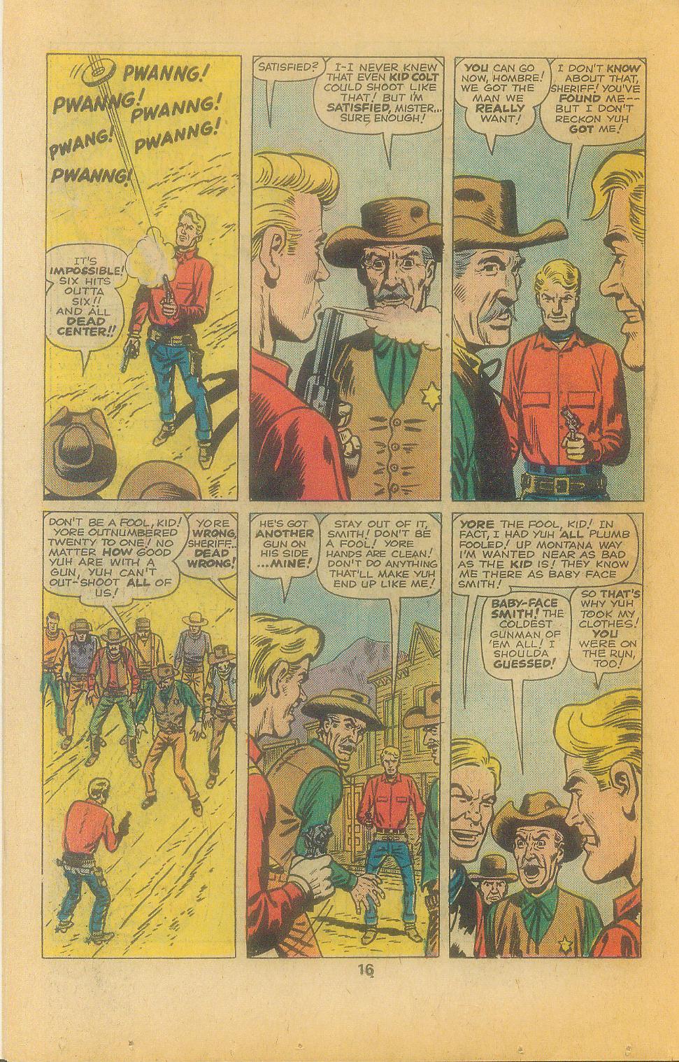 Read online Kid Colt Outlaw comic -  Issue #197 - 18