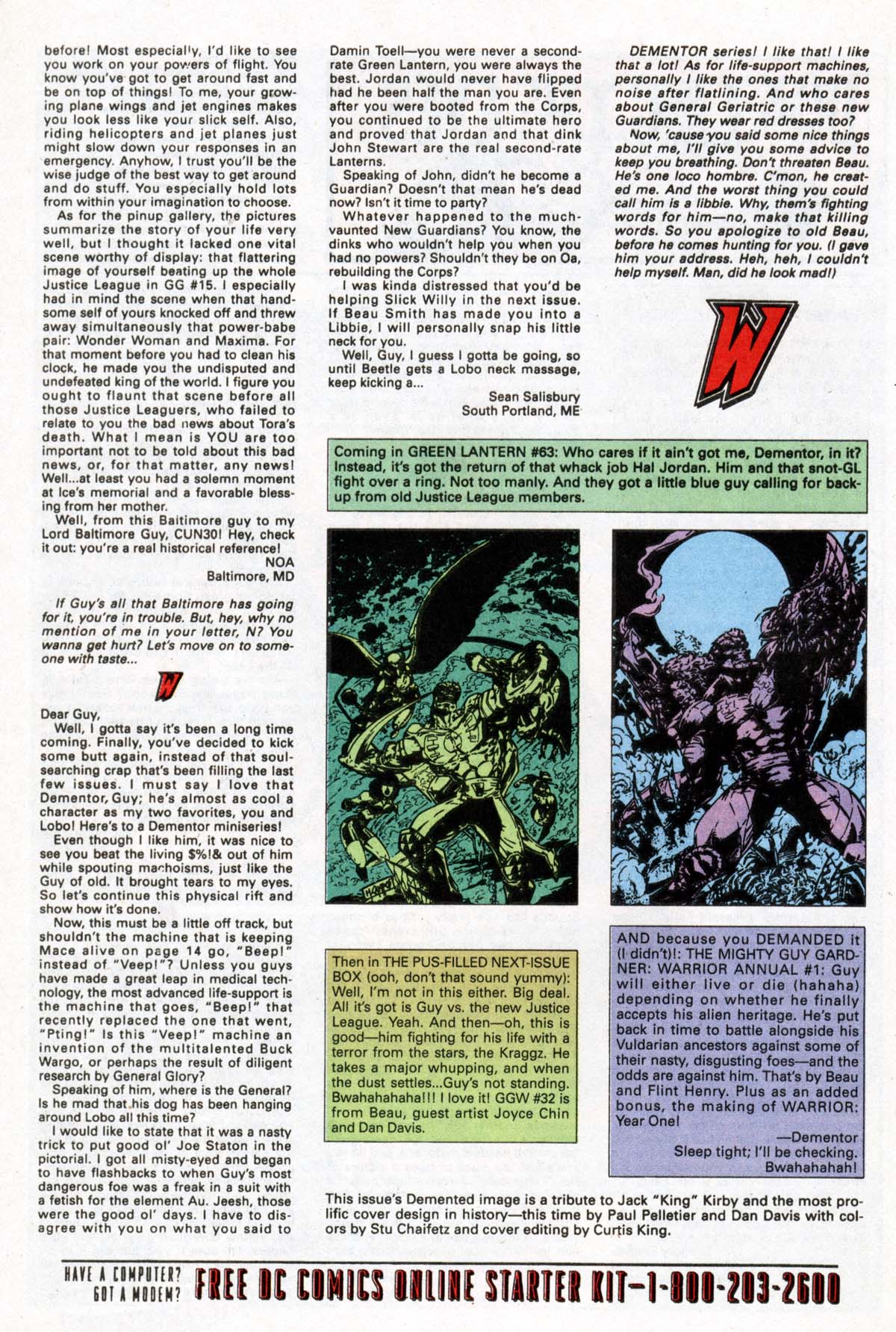 Read online Guy Gardner: Warrior comic -  Issue #31 - 27