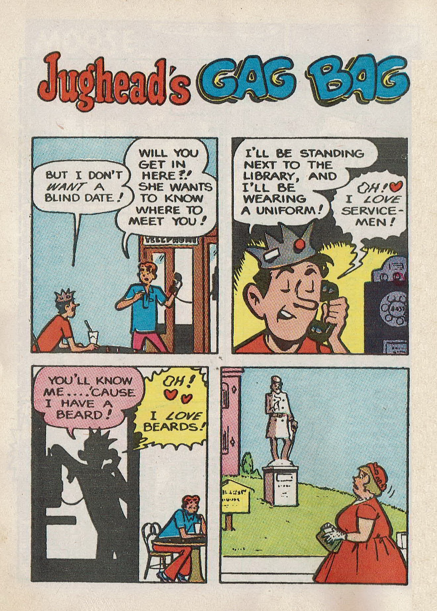Read online Jughead Jones Comics Digest comic -  Issue #60 - 68