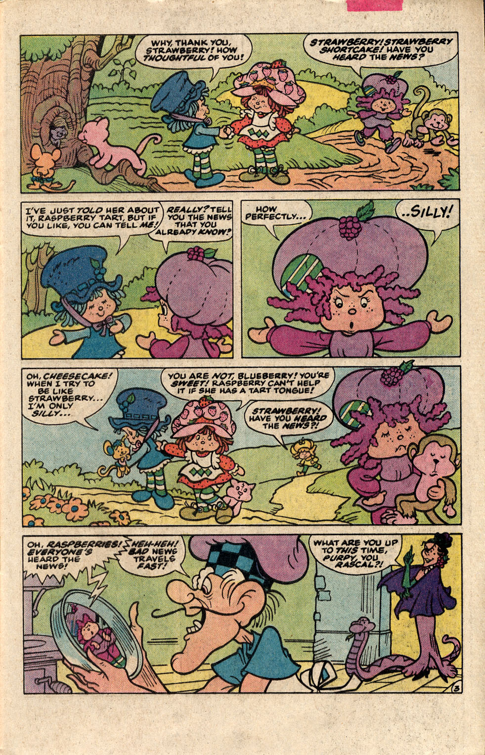 Read online Strawberry Shortcake (1985) comic -  Issue #1 - 5