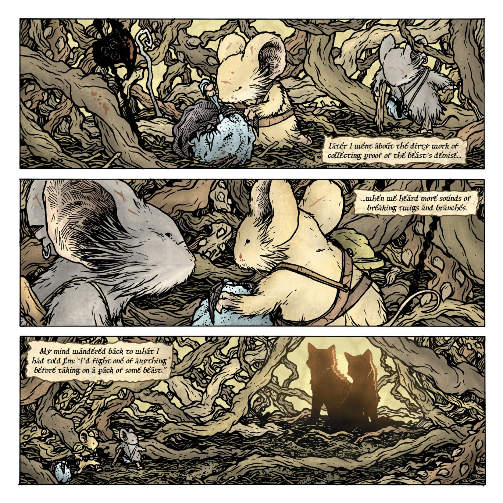 Read online Mouse Guard: The Black Axe comic -  Issue #4 - 22