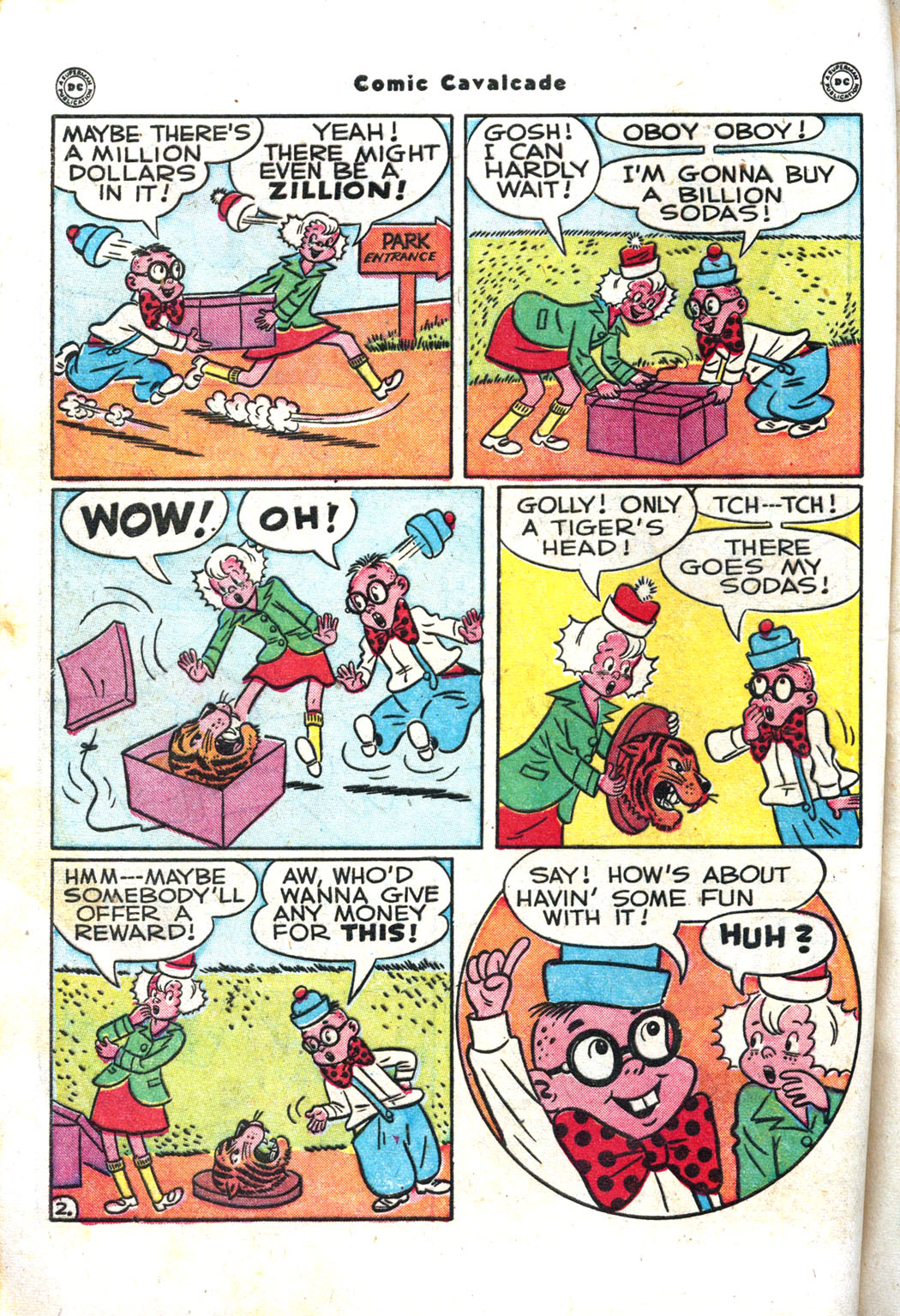 Read online Comic Cavalcade comic -  Issue #26 - 42