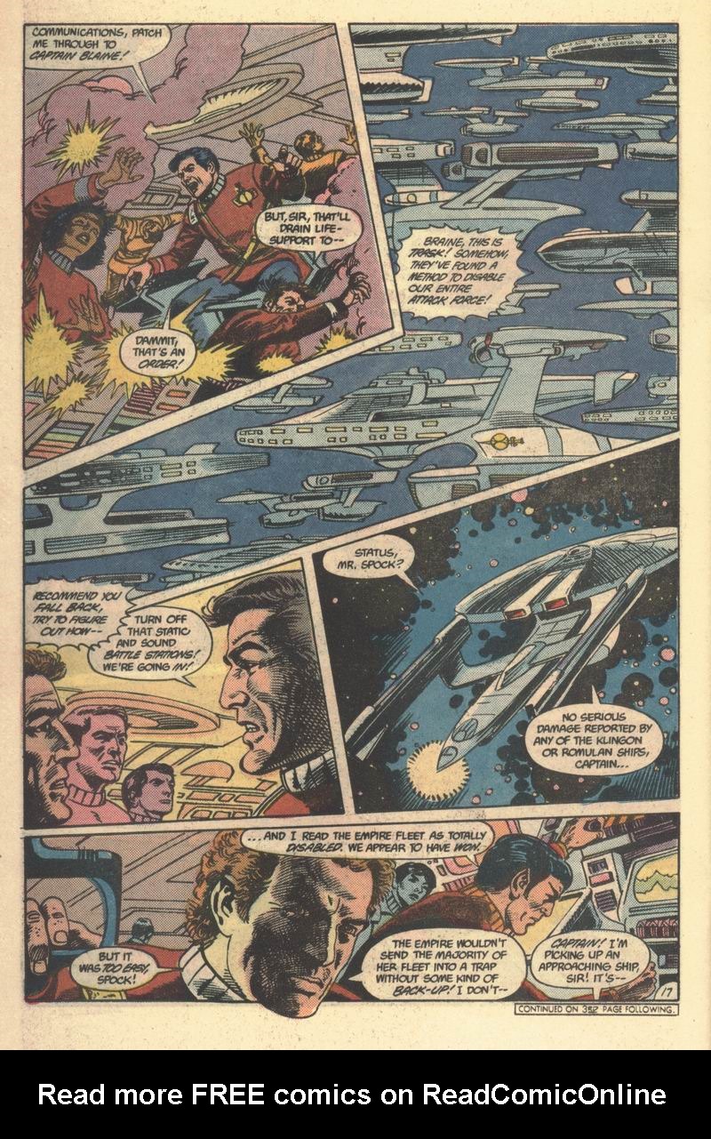 Read online Star Trek (1984) comic -  Issue #15 - 18