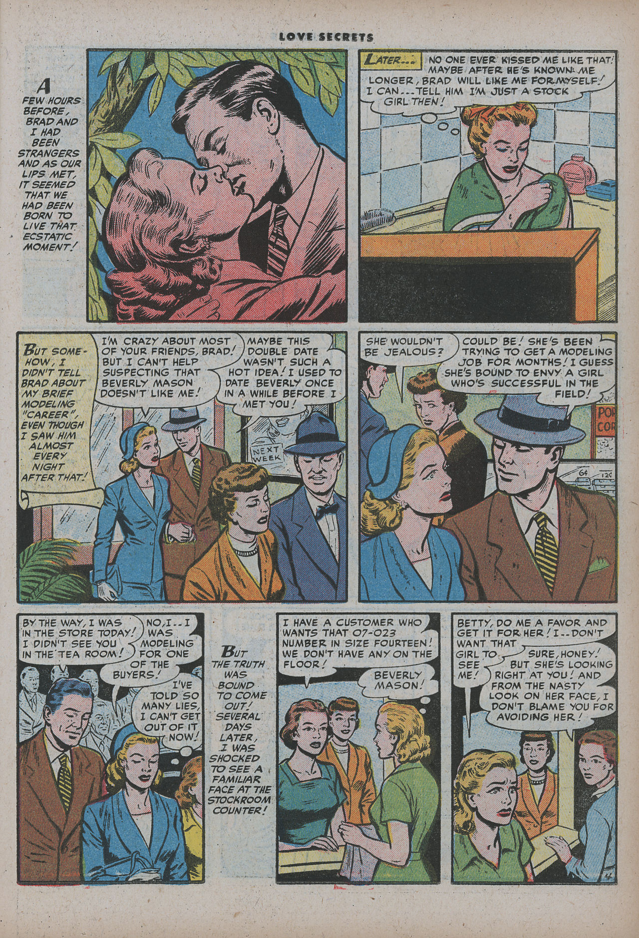 Read online Love Secrets (1953) comic -  Issue #47 - 15