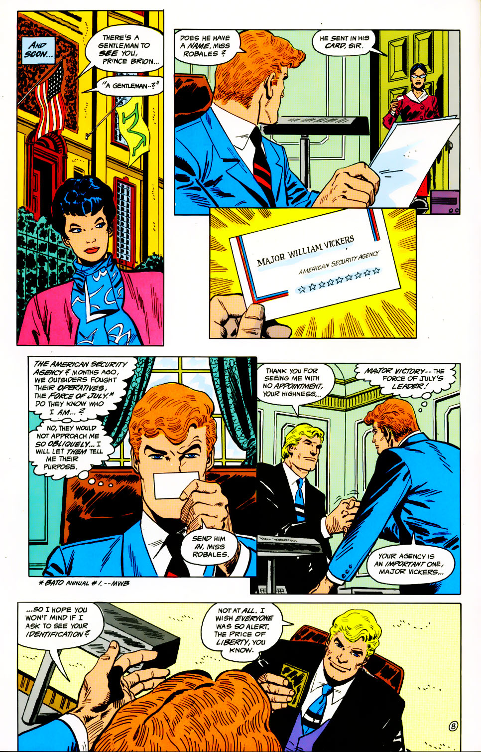 Read online The Outsiders (1985) comic -  Issue #3 - 9