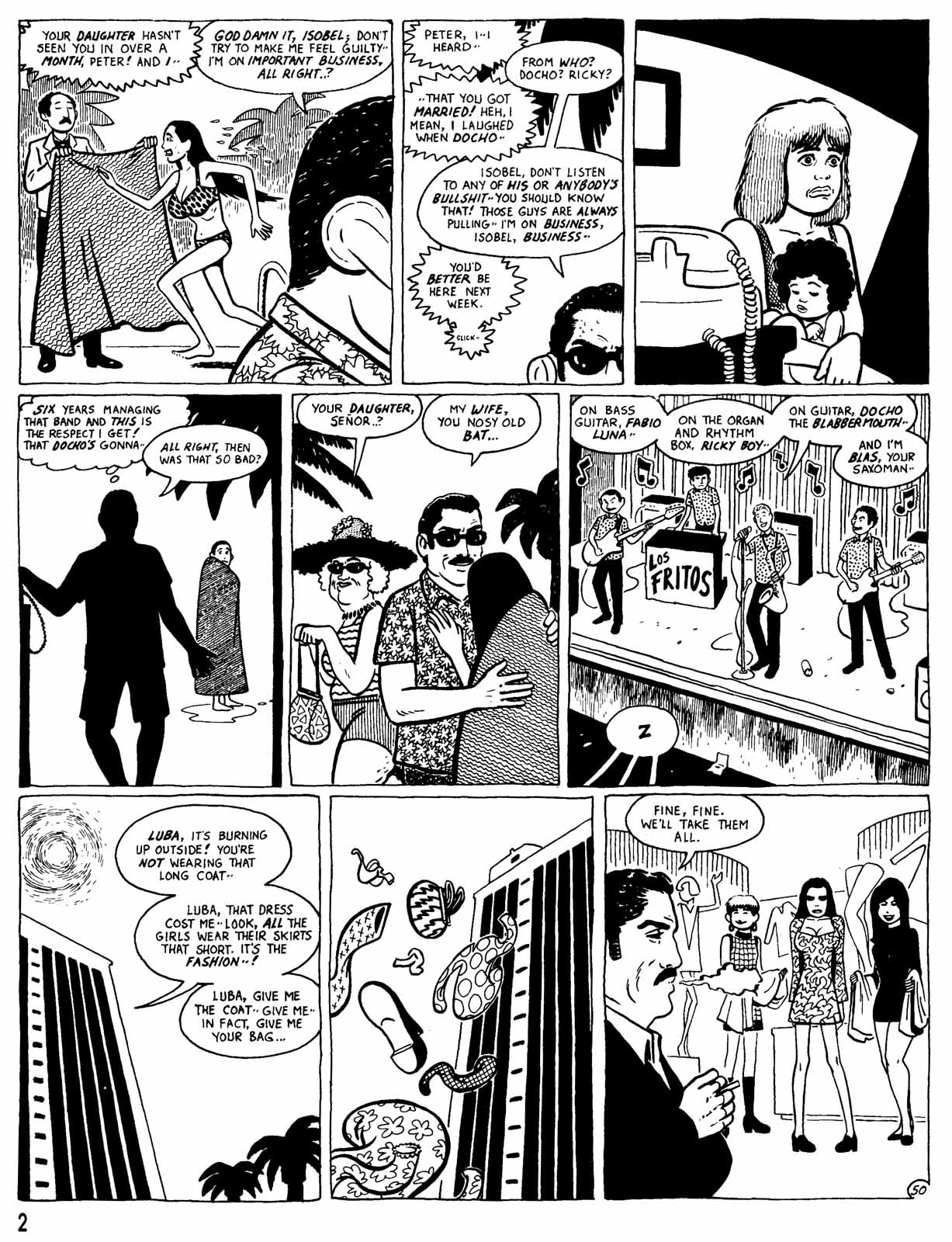 Read online Love and Rockets (1982) comic -  Issue #32 - 4