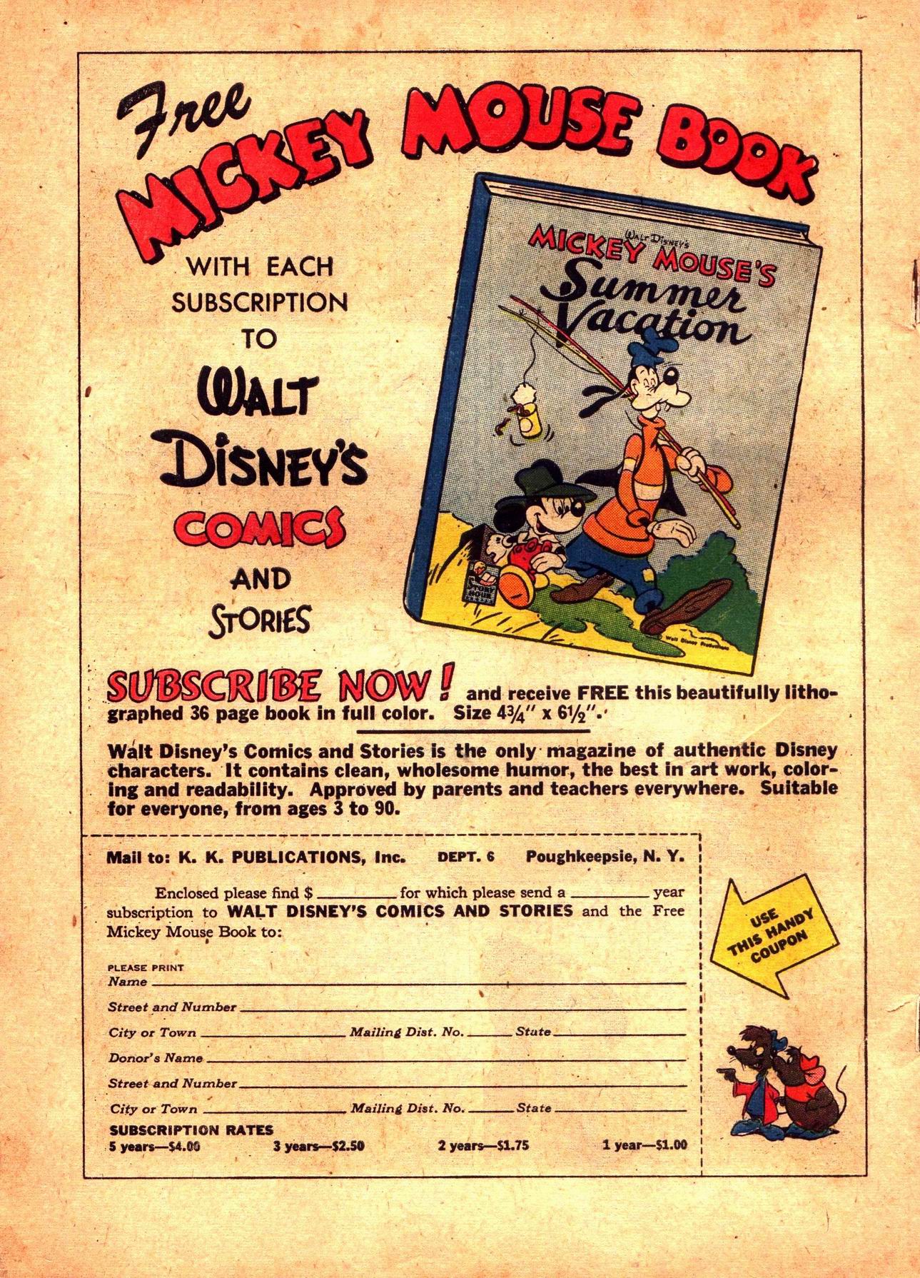 Read online Walt Disney's Comics and Stories comic -  Issue #165 - 50