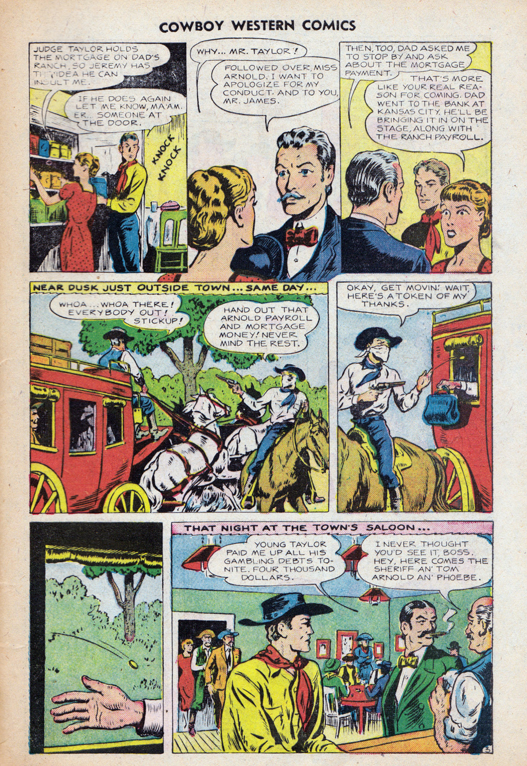 Read online Cowboy Western Comics (1948) comic -  Issue #24 - 33