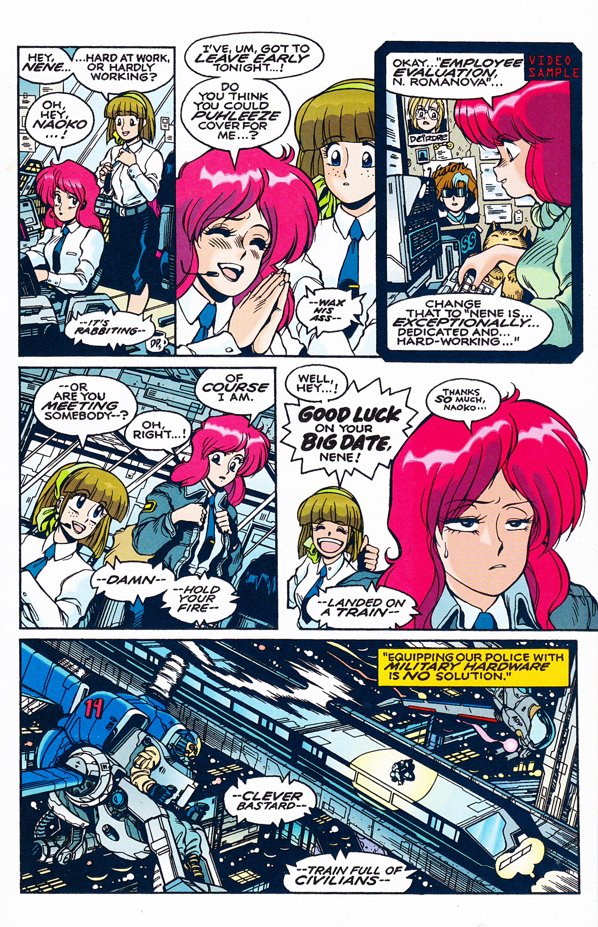 Read online Bubblegum Crisis: Grand Mal comic -  Issue #1 - 18