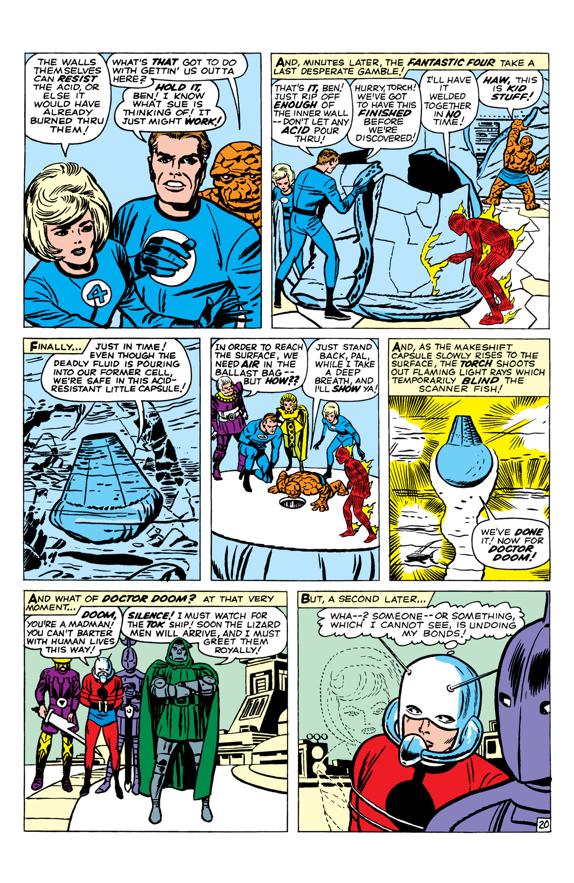 Read online Fantastic Four (1961) comic -  Issue #16 - 21