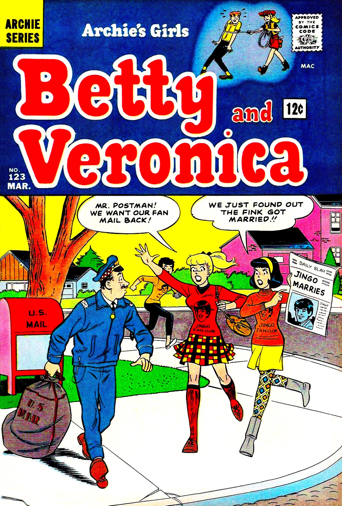 Read online Archie's Girls Betty and Veronica comic -  Issue #123 - 1