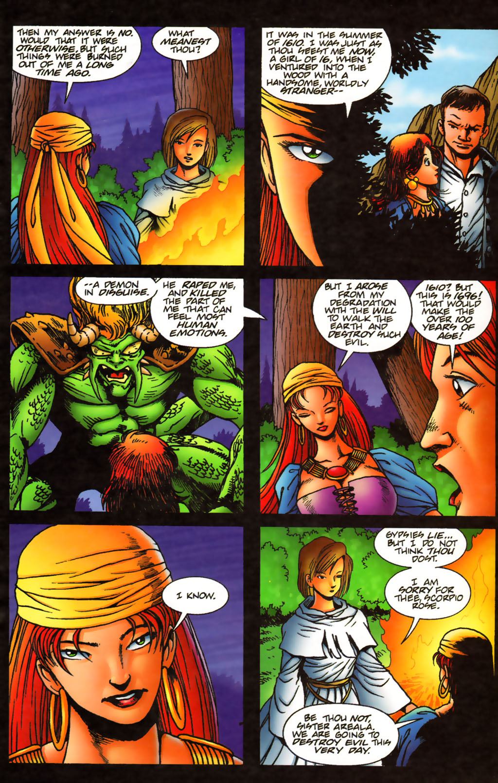 Read online Warrior Nun Areala: Scorpio Rose comic -  Issue #2 - 17