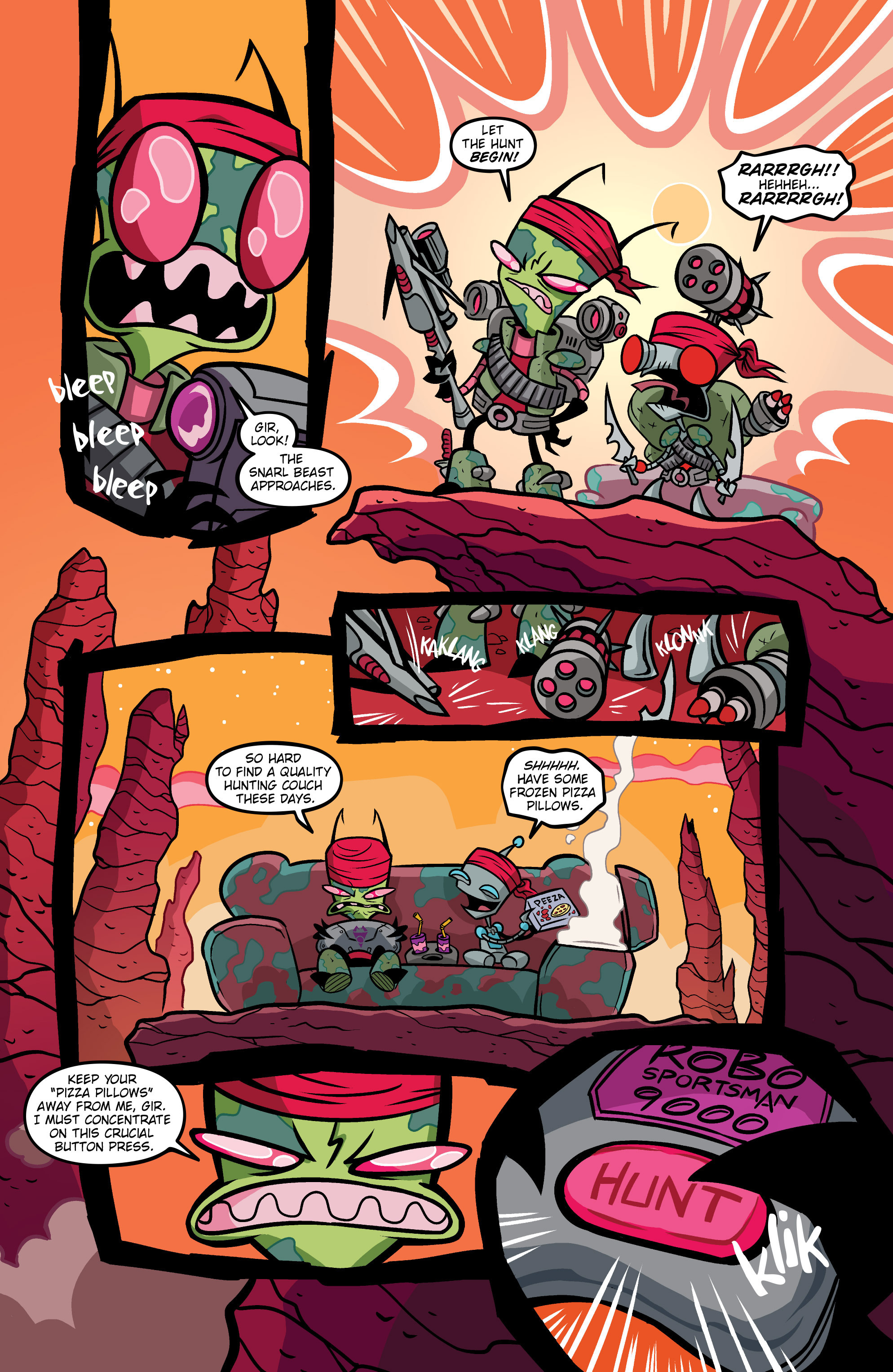 Read online Invader Zim comic -  Issue # _TPB 2 - 121