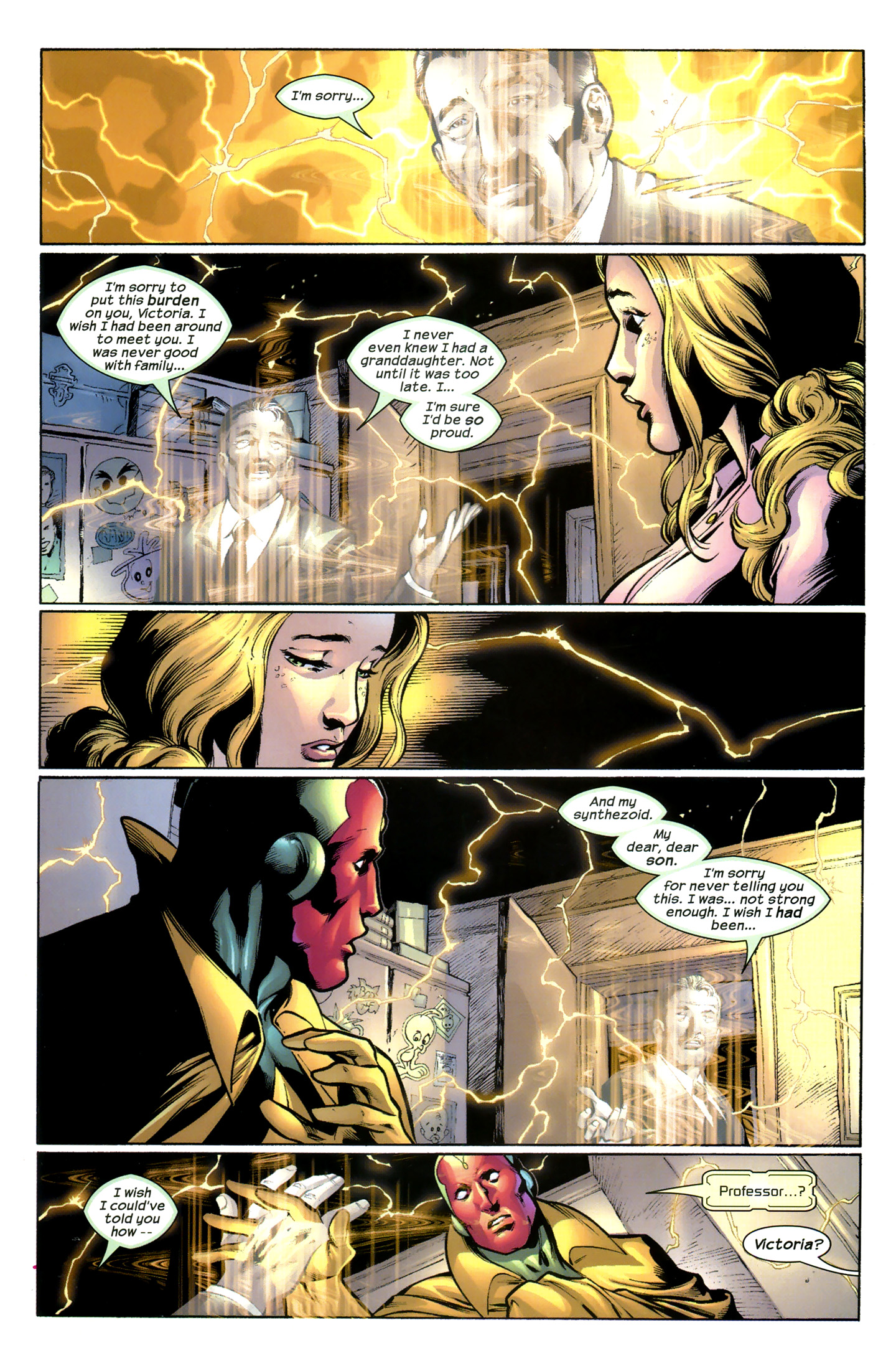 Read online Avengers Icons: The Vision comic -  Issue #3 - 22