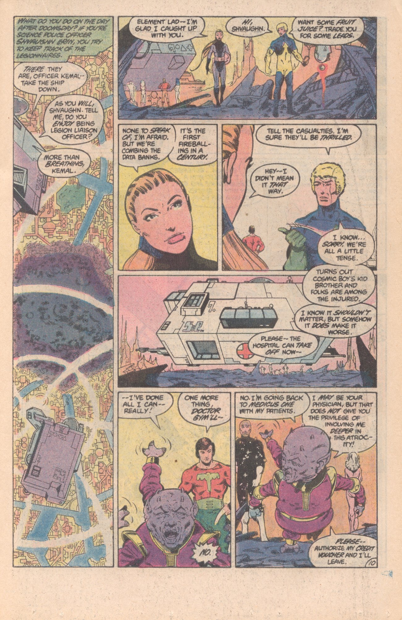 Read online Legion of Super-Heroes (1980) comic -  Issue #296 - 11