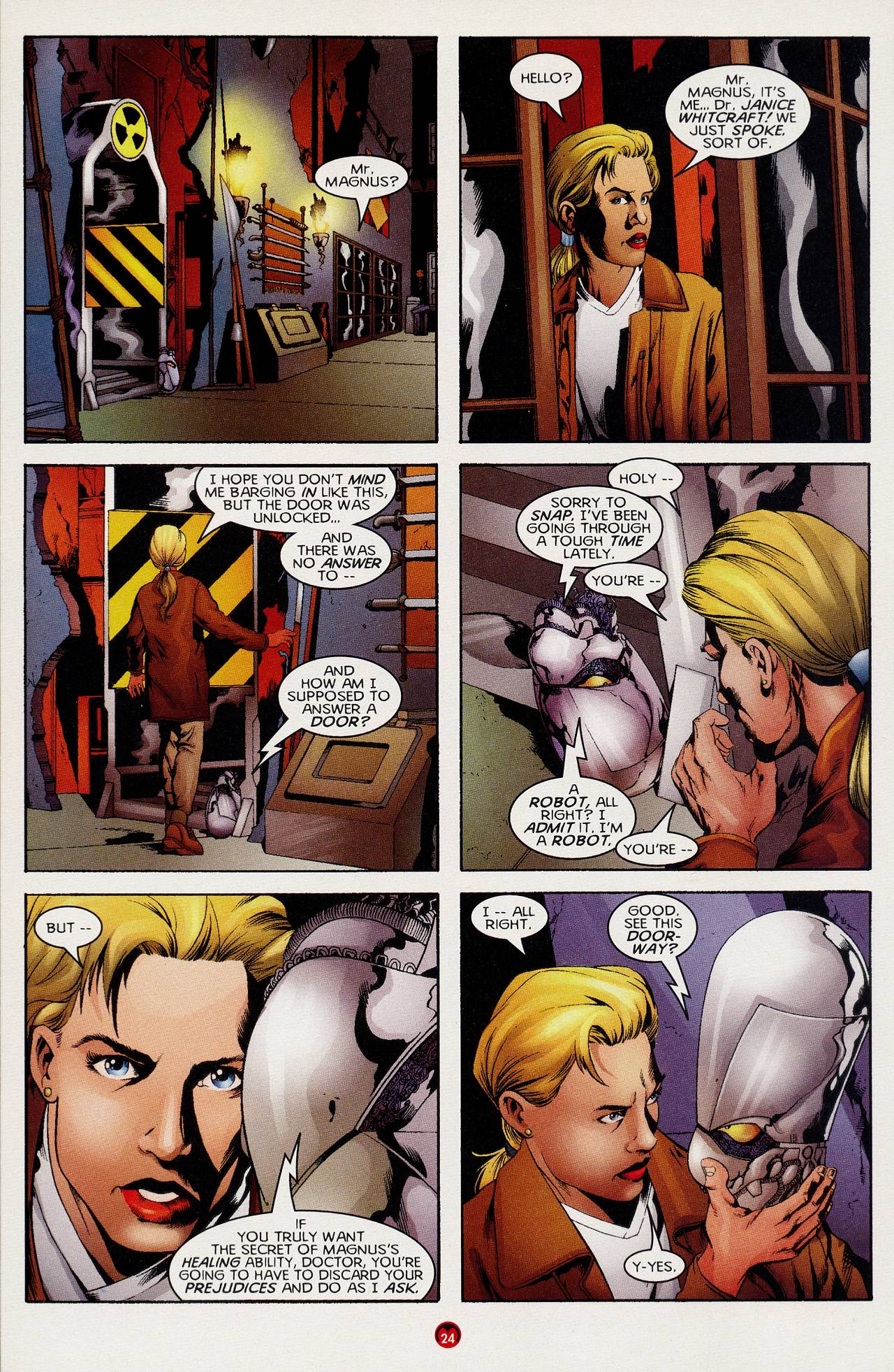 Read online Magnus Robot Fighter (1997) comic -  Issue #4 - 19
