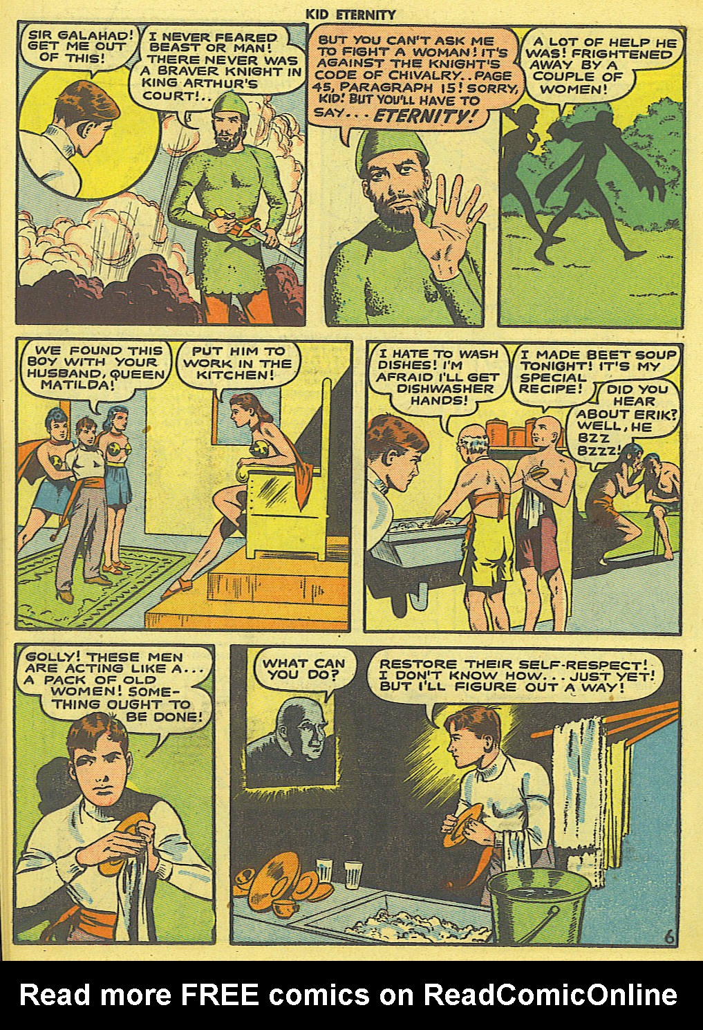 Read online Kid Eternity (1946) comic -  Issue #1 - 20