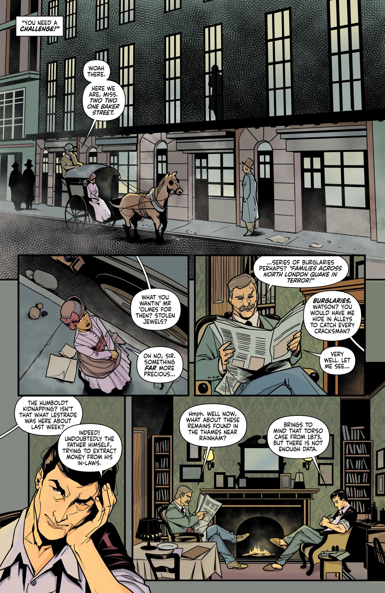 Read online Sherlock Holmes: The Vanishing Man comic -  Issue #1 - 9