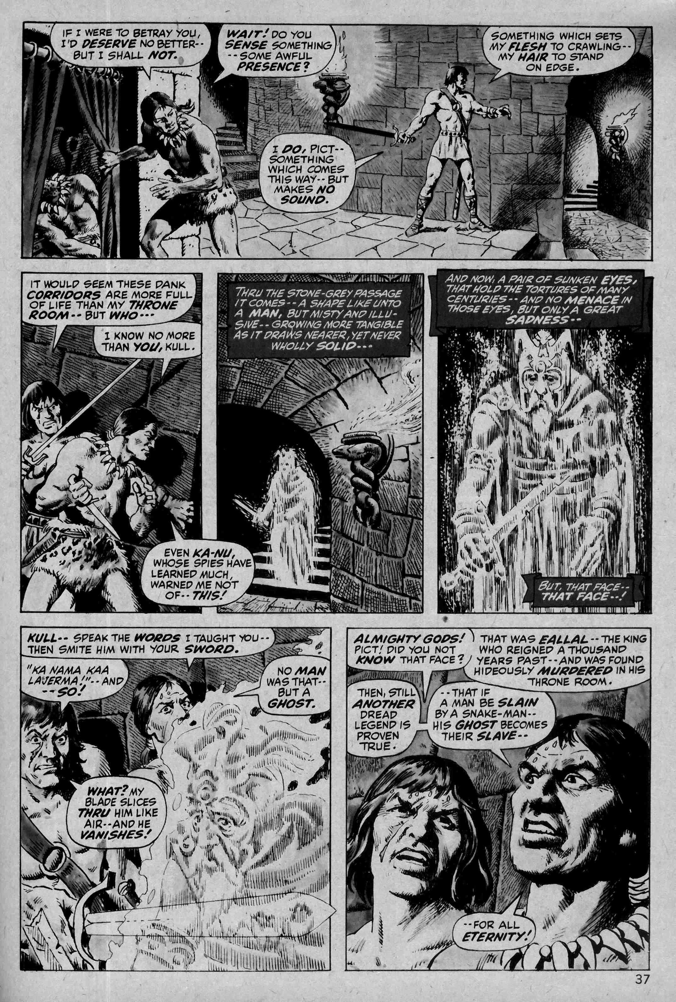 Read online Kull and the Barbarians comic -  Issue #1 - 37