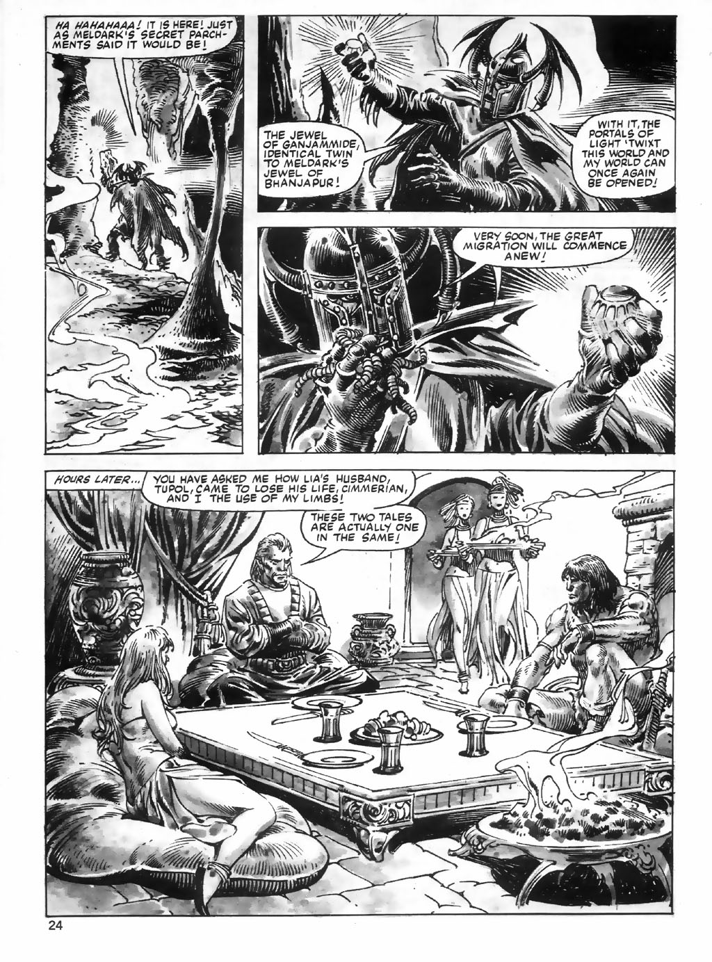 Read online The Savage Sword Of Conan comic -  Issue #96 - 24