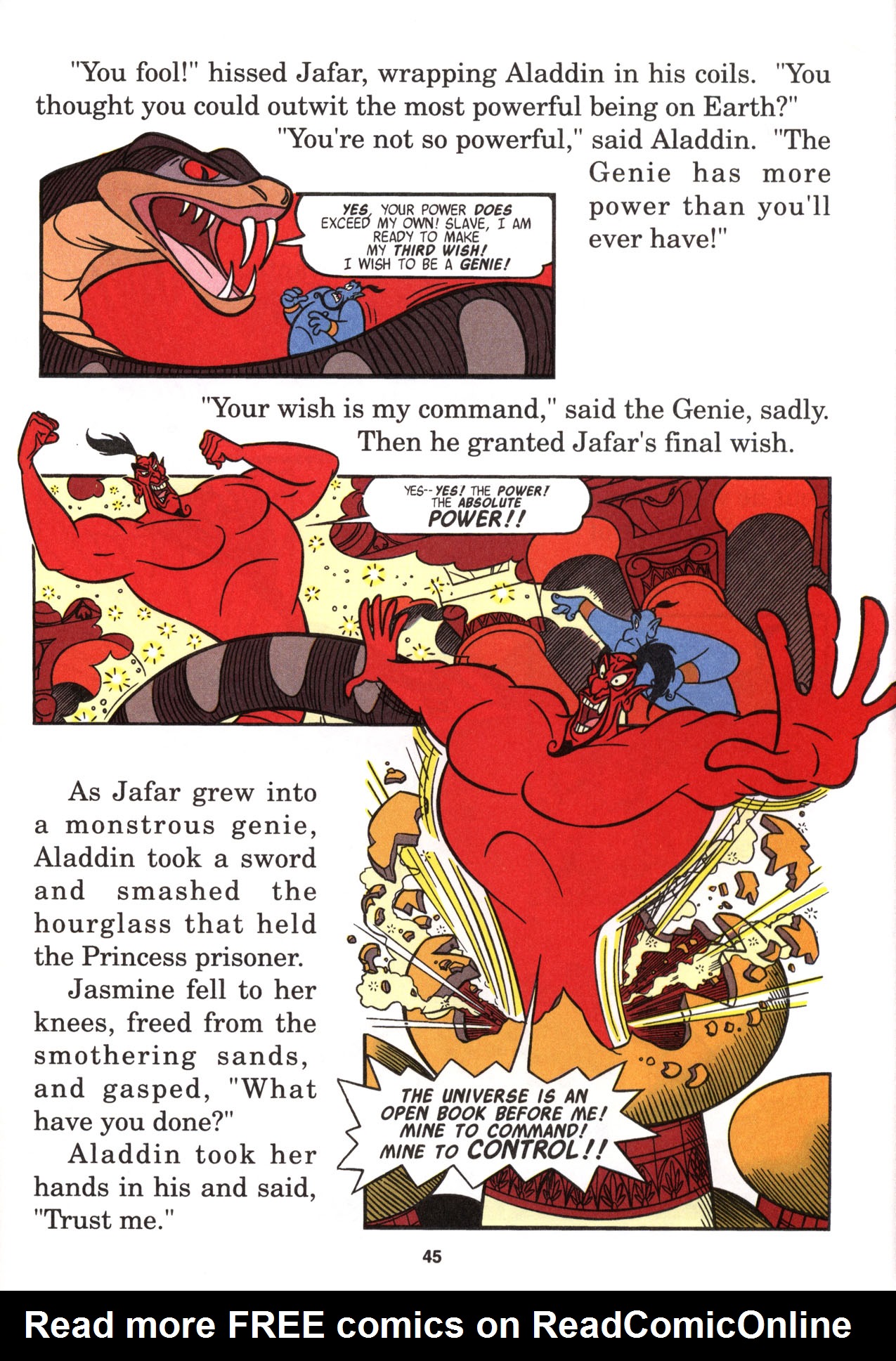 Read online Disney's Junior Graphic Novel Aladdin comic -  Issue # Full - 47