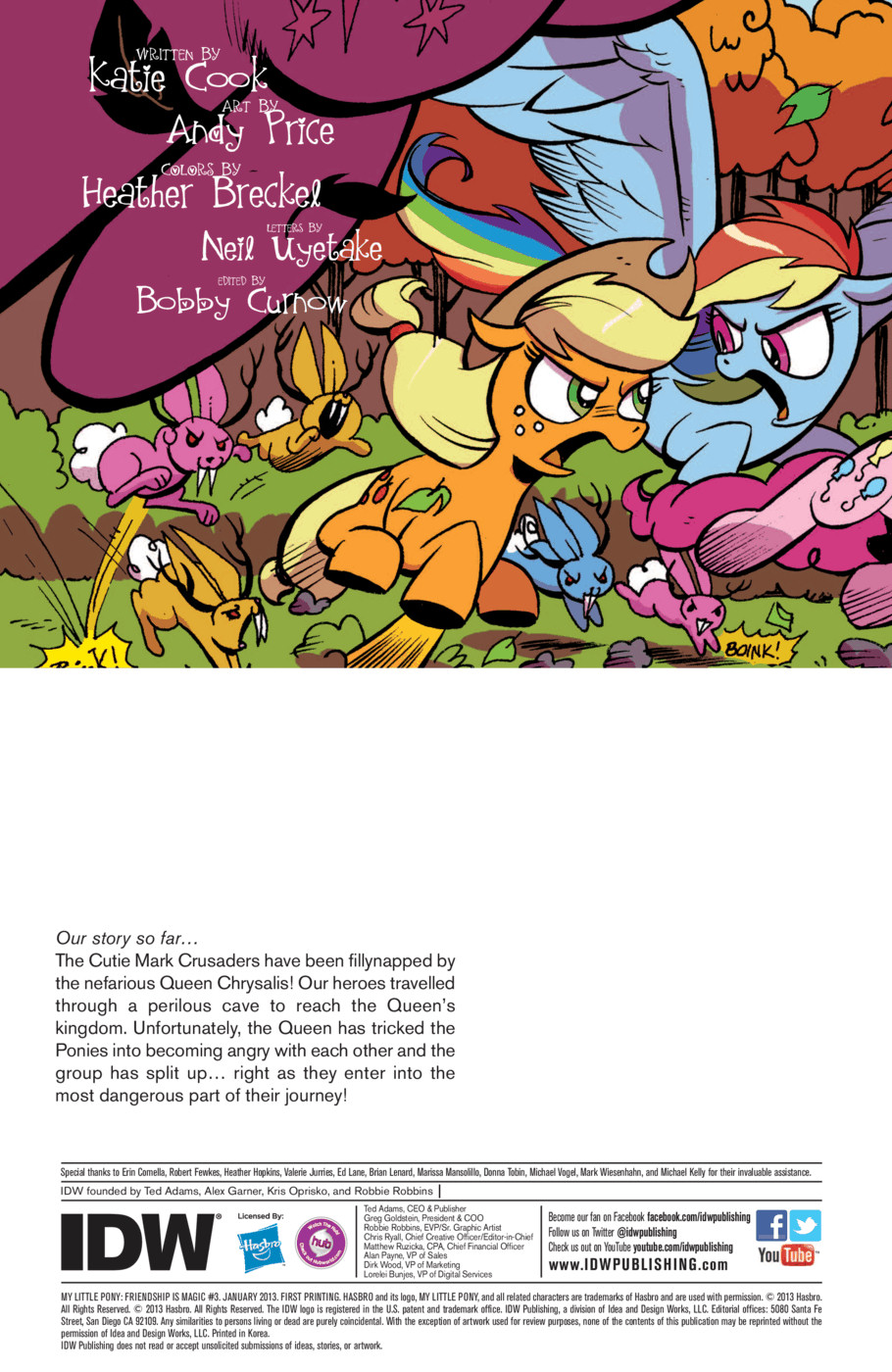 Read online My Little Pony: Friendship is Magic comic -  Issue #3 - 3