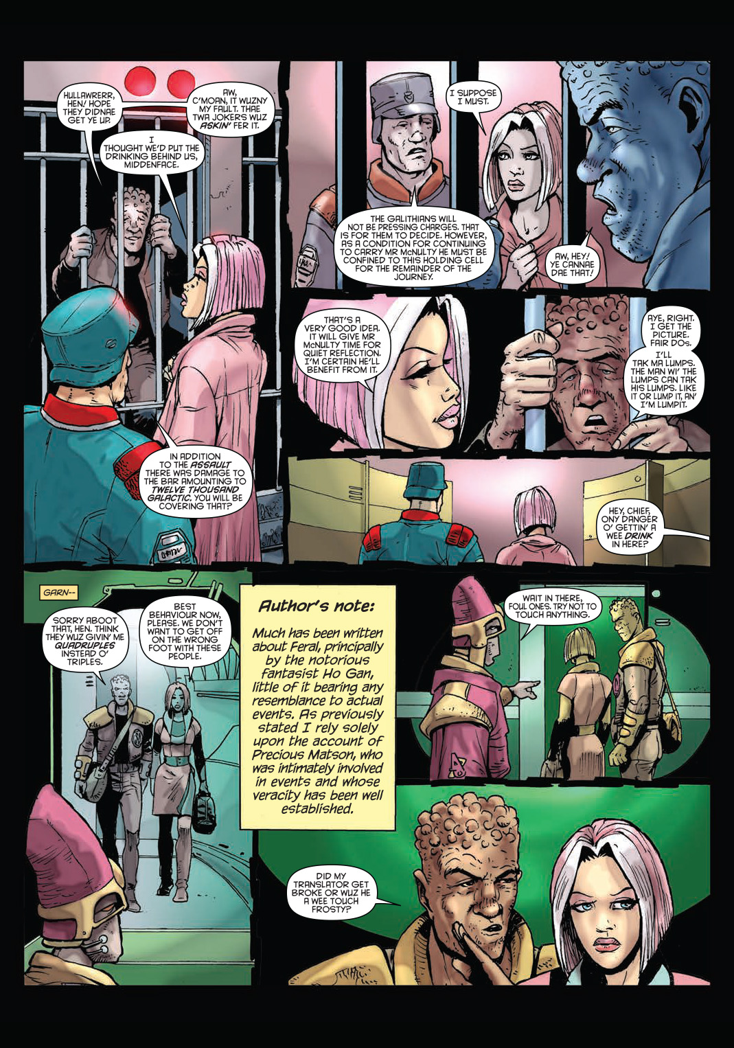 Read online Strontium Dog: The Life and Death of Johnny Alpha: The Project comic -  Issue # TPB - 32