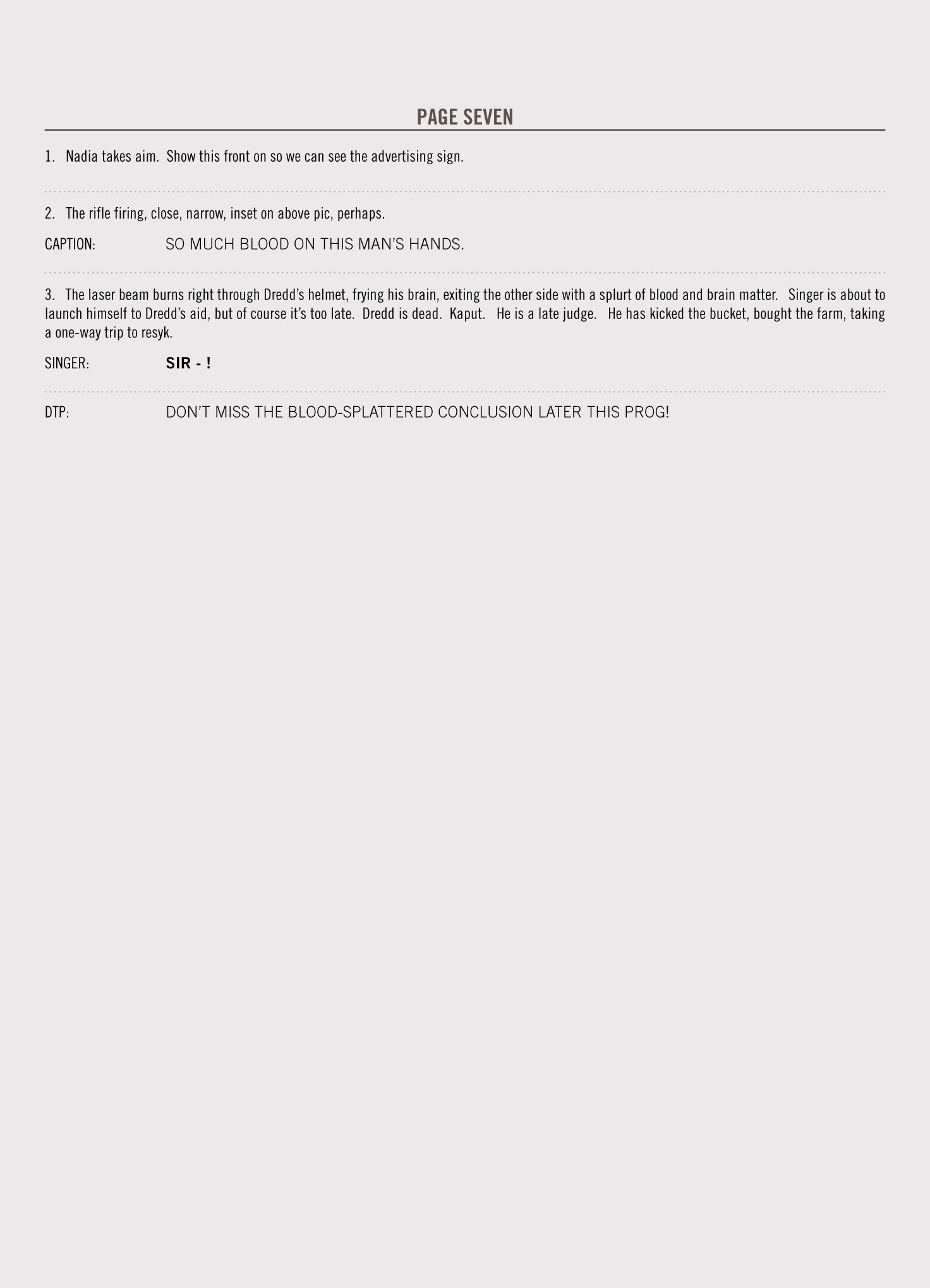 Read online 2000 AD Script Book comic -  Issue # TPB (Part 2) - 39