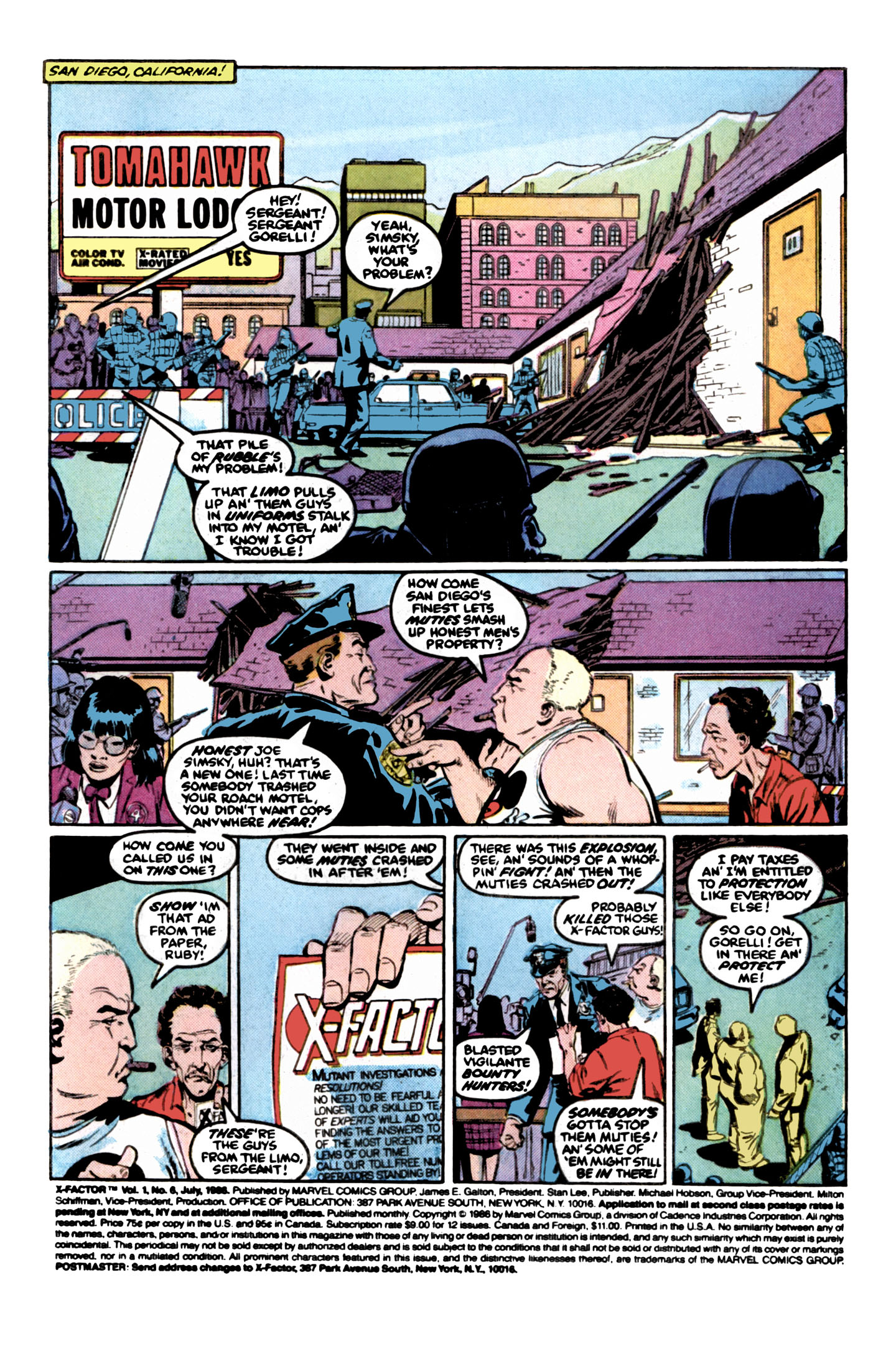 Read online X-Factor (1986) comic -  Issue #6 - 2
